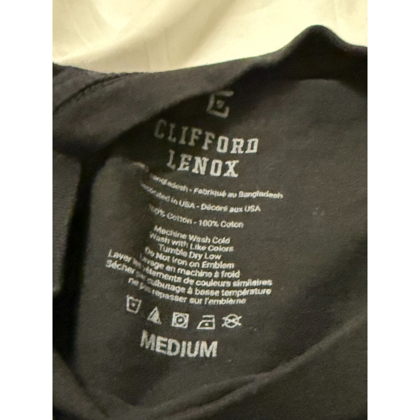 & Other Stories Clifford Lenox reps & reefer black tee men's medium Size US M / EU 48-50 / 2 - 4 Thumbnail