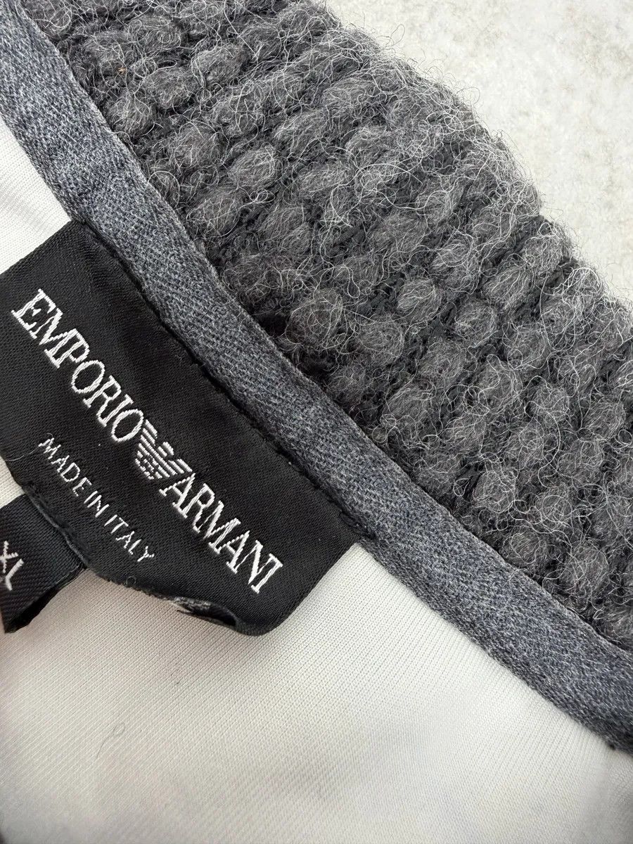 Emporio Armani AW2014 Emporio Armani Faux Fur Trompe L’oeil Sweater Size US S / EU 44-46 / 1 - 7 Thumbnail