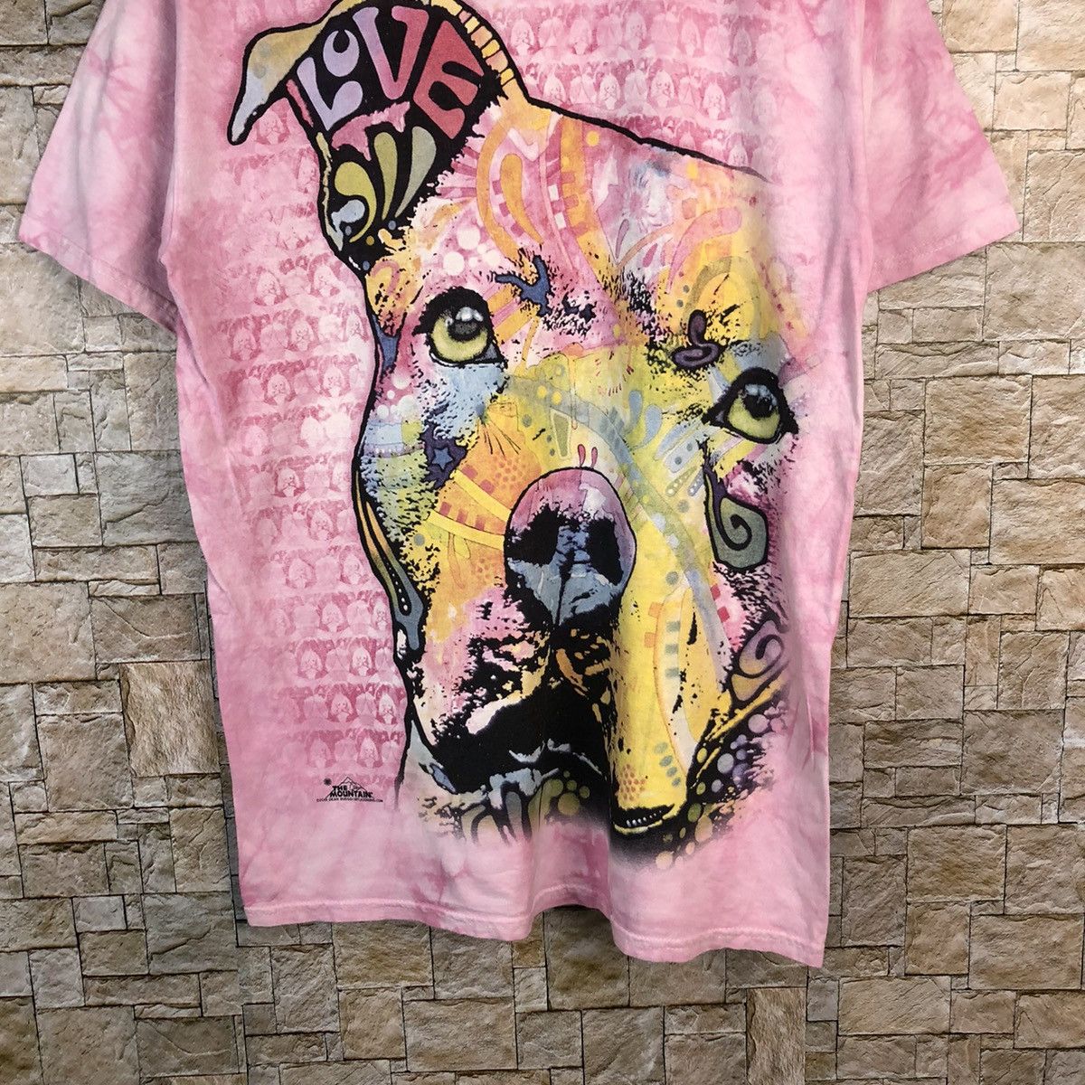 The Mountain The Mountain big bulldog Pink T-shirt #A547 Size US M / EU 48-50 / 2 - 3 Thumbnail