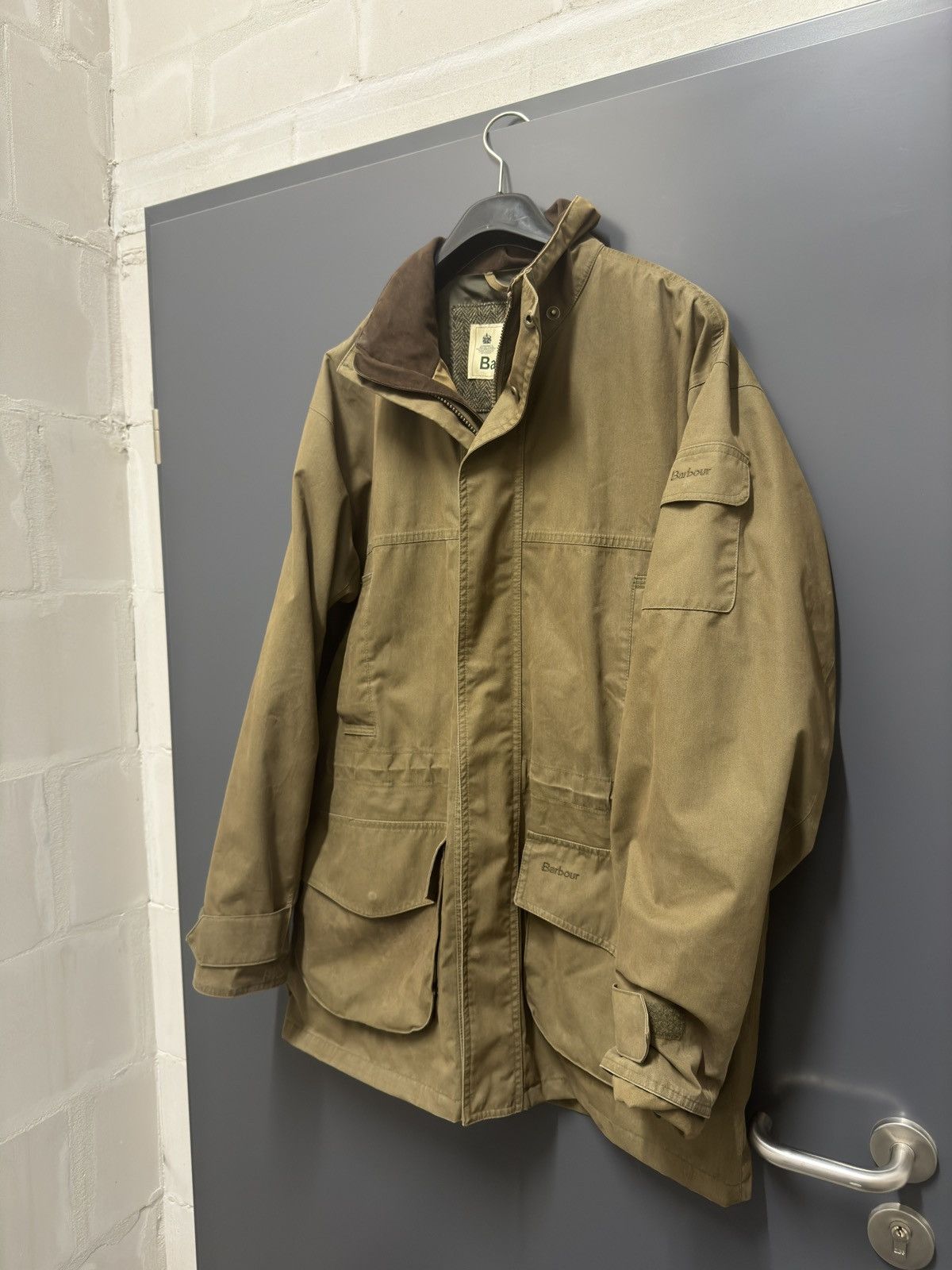 Barbour Barbour jacket khaki waterproof kurtka rare vintage coat Size US M / EU 48-50 / 2 - 2 Thumbnail