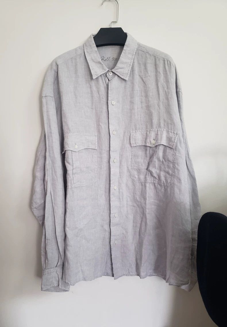 Porter Classic Porter Classic Roll Up Italian Linen Shirt Size US L / EU 52-54 / 3 - 1 Thumbnail