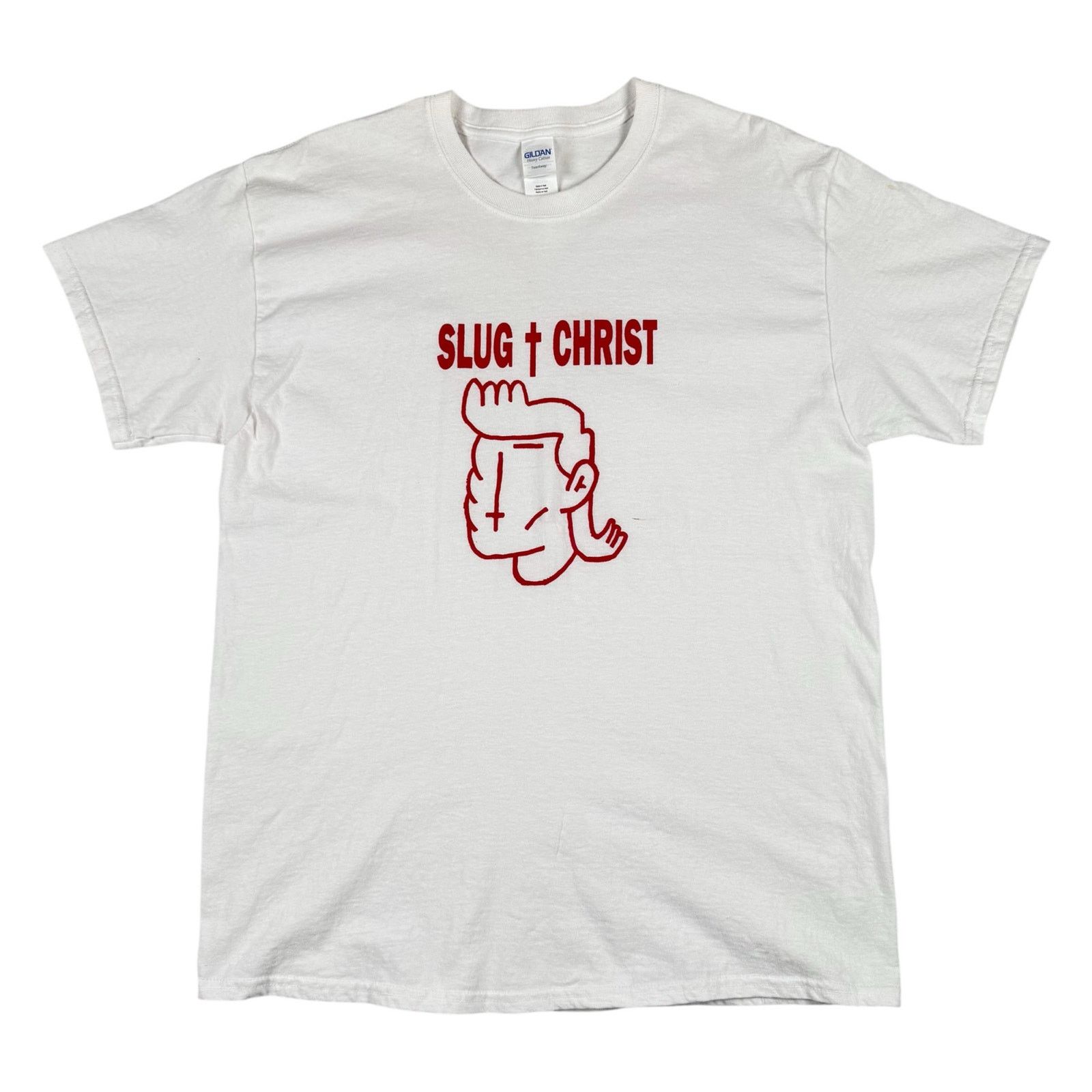 Vintage Vintage Slug Christ T-shirt L Awful Records Size US L / EU 52-54 / 3 - 2 Thumbnail