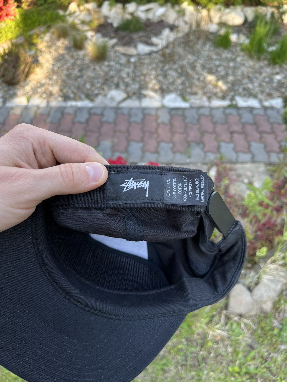 Stussy × Vintage Vintage Stussy y2k big logo SS panel cap hat Size ONE SIZE - 15 Thumbnail