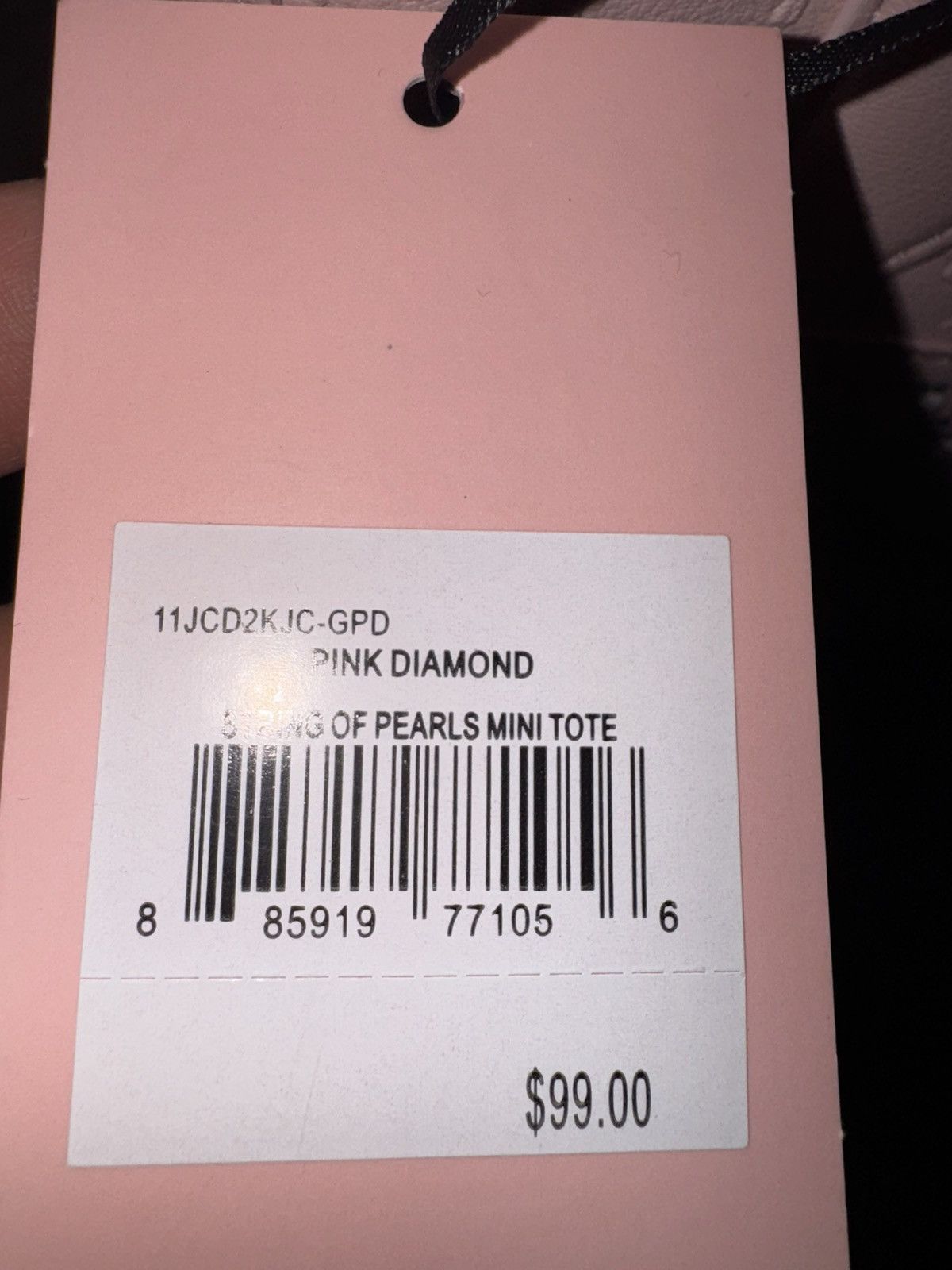 Juicy Couture Juicy Couture Pink Dimond Handbag Size ONE SIZE - 7 Thumbnail