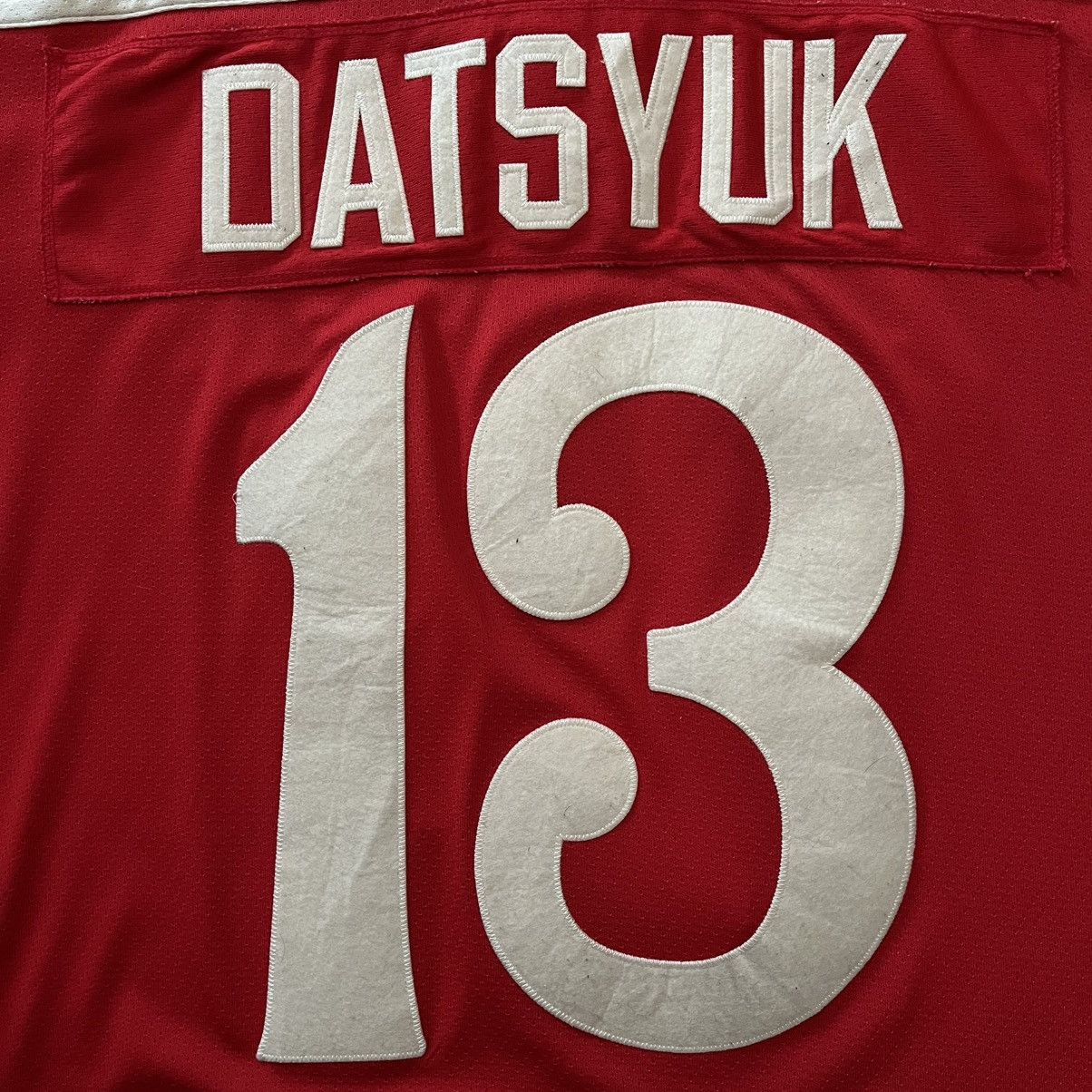 NHL × Reebok Reebok Detroit Redwings #13 Pavel Datsyuk Jersey ☄️ Size US L / EU 52-54 / 3 - 16 Thumbnail