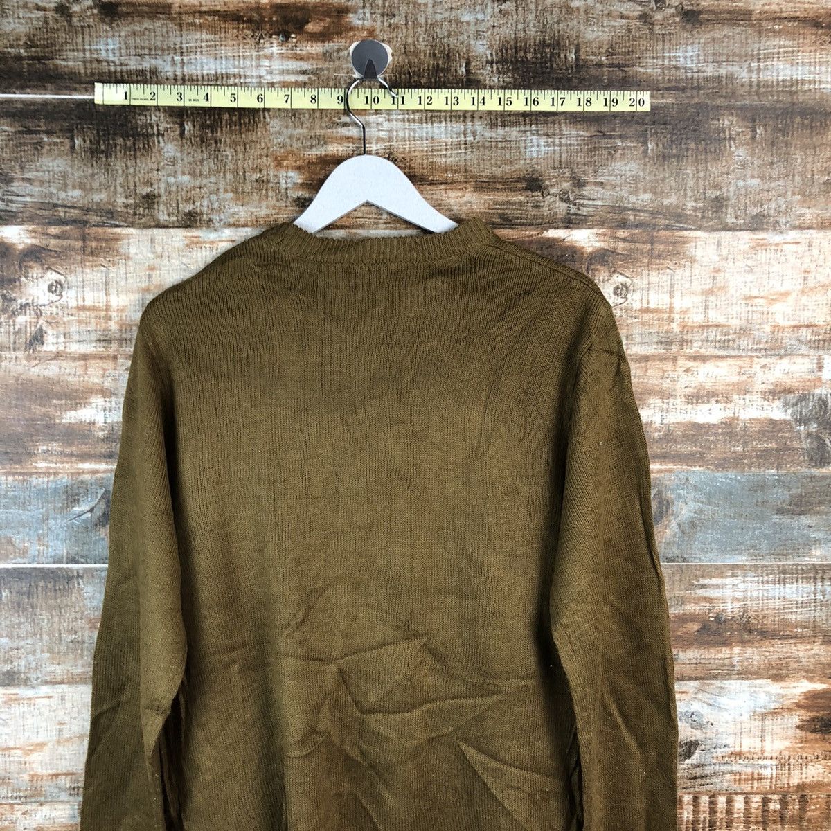 Homespun Knitwear × Japanese Brand A.V.V Homme Mickey Mouse Brown Knitwear #A2497 Size M / US 6-8 / IT 42-44 - 13 Thumbnail