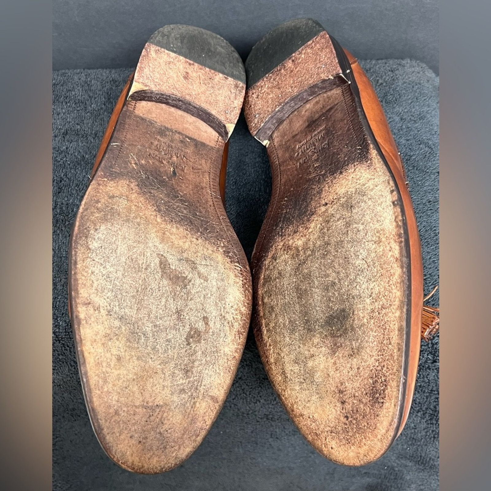 Johnston & Murphy Men’s 11.5 M Johnston Murphy Hayes Tassel Dress Loafers Size US 11.5 / EU 44-45 - 6 Thumbnail
