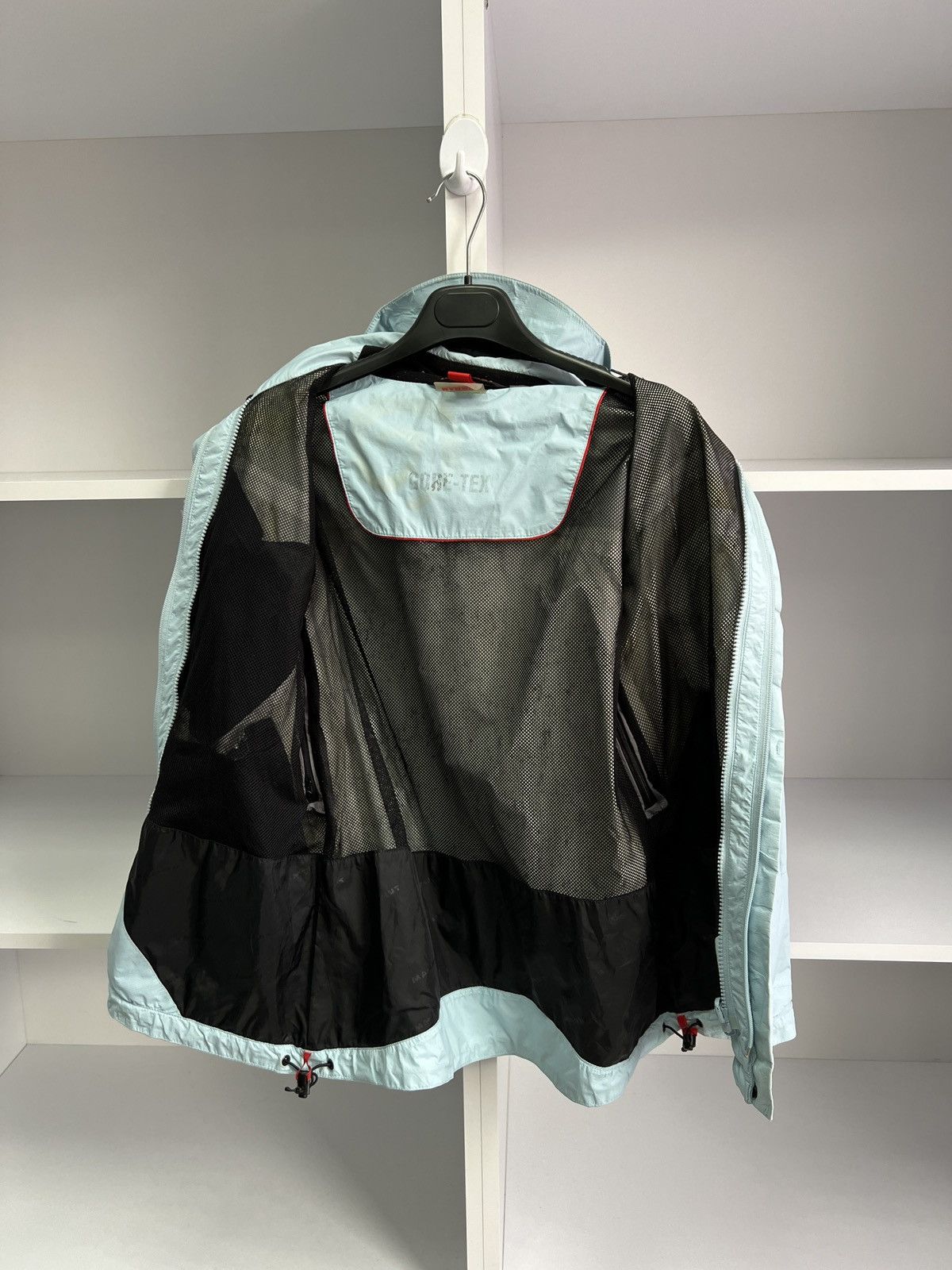 Mammut × Vintage Vintage MAMMUT GORE-TEX Light Blue Hooded women’s Jacket Size S / US 4 / IT 40 - 16 Thumbnail