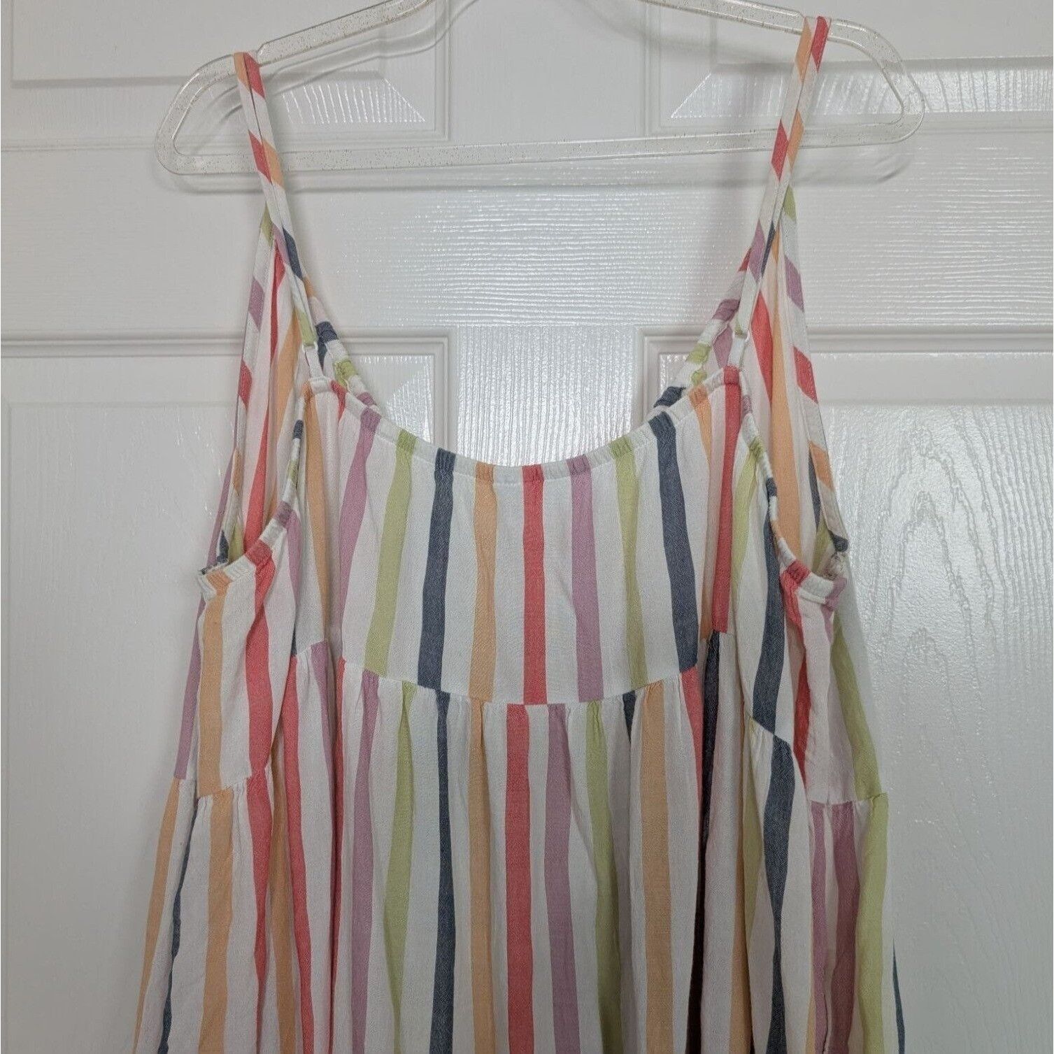 Old Navy Old Navy Stripe Swing Maxi Sundress Womens Size XXL White Size XXL / US 16-18 / IT 52-54 - 8 Thumbnail
