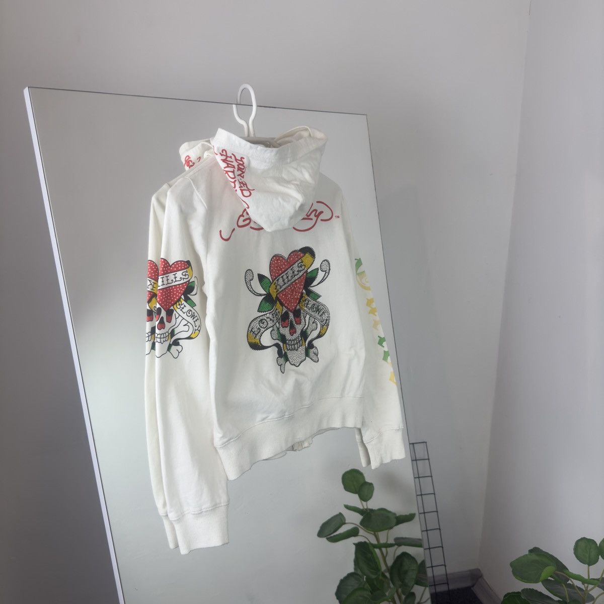 Ed Hardy Ed Hardy Vintage Big Skull Zip Hoodie Size L / US 10 / IT 46 - 10 Thumbnail