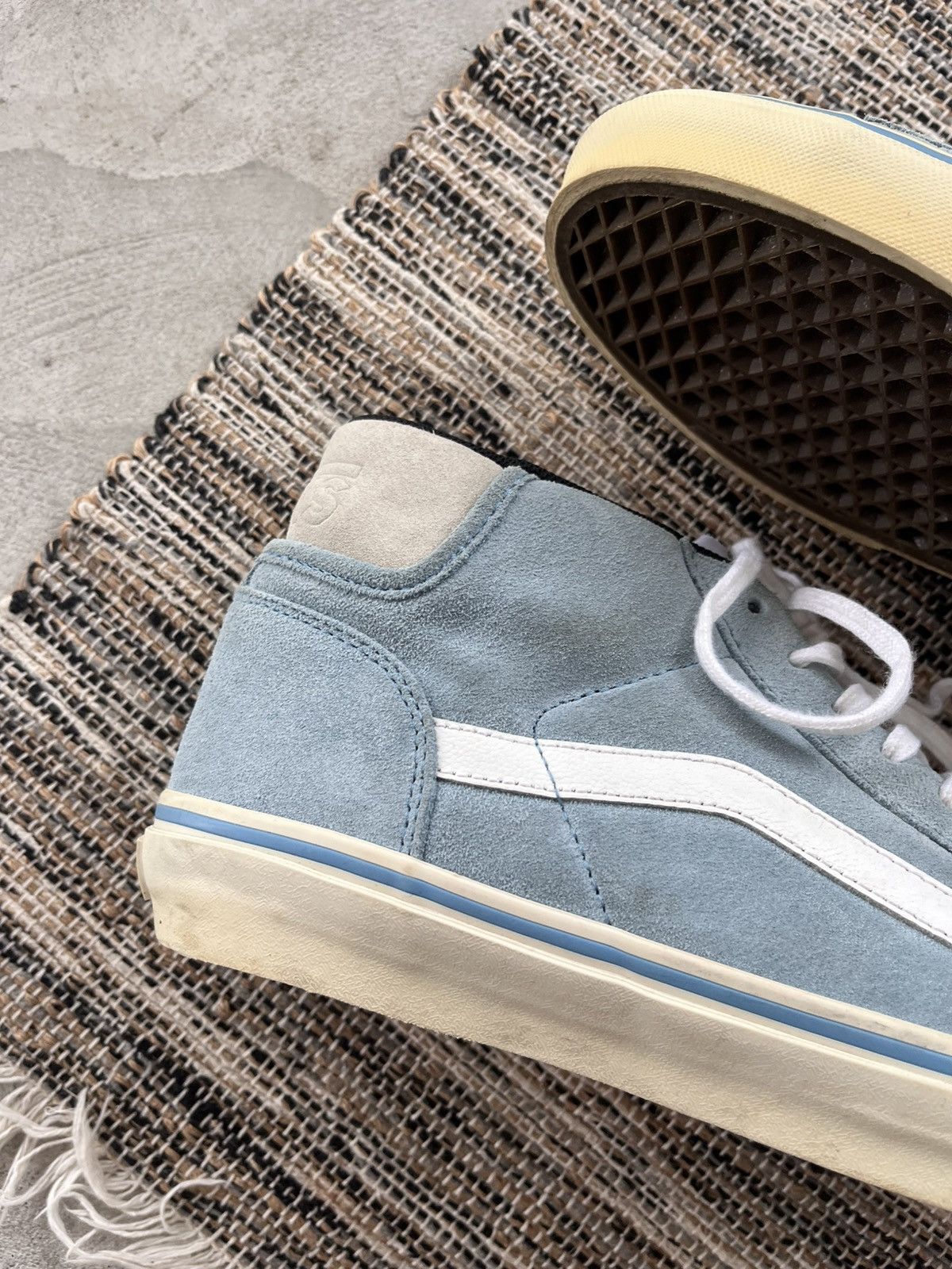 Vans Vintage Rare Vans California Suede Mid Blue Sneakers sk8 y2k Size US 9 / EU 42 - 3 Thumbnail
