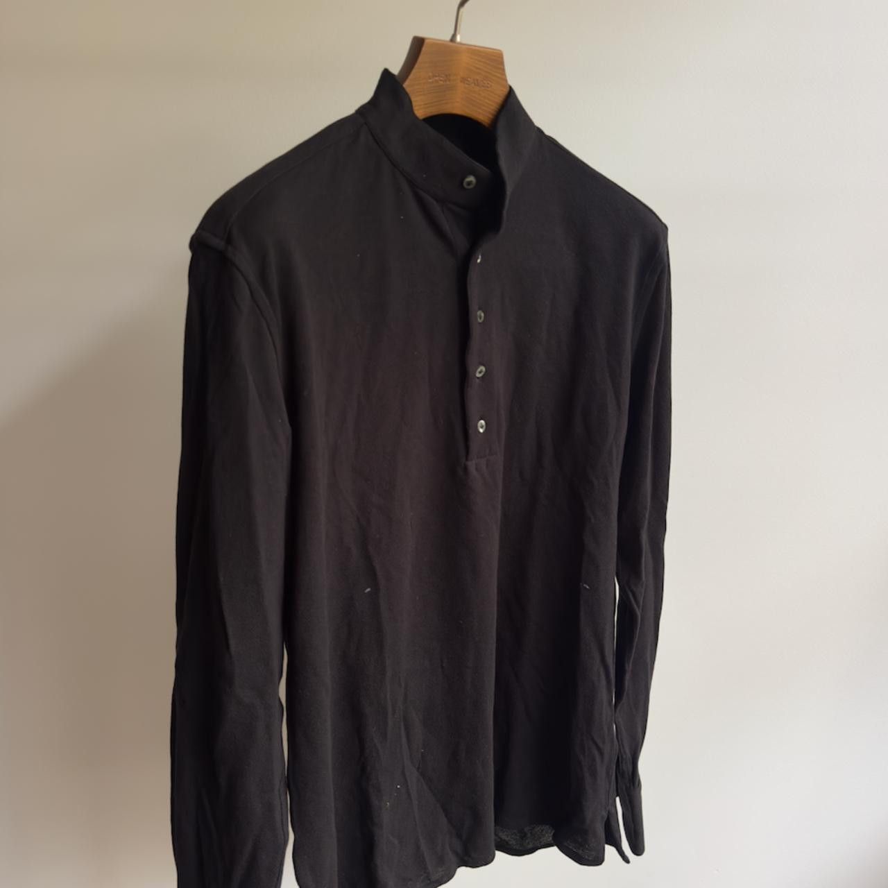 Other Band Collar PullOver Shirt made from Caccioppoli Jersey Size US S / EU 44-46 / 1 - 1 Thumbnail