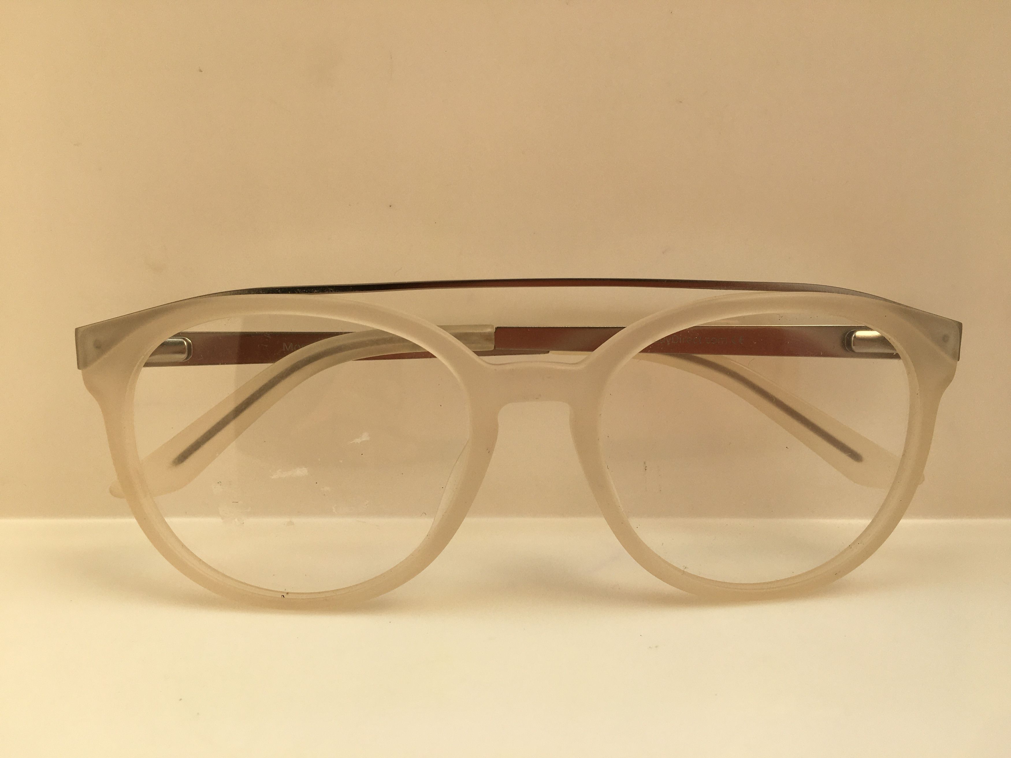 Other Eyebuydirect Morning Breeze Ivory Silver Eyeglasses Frame Size ONE SIZE - 5 Thumbnail