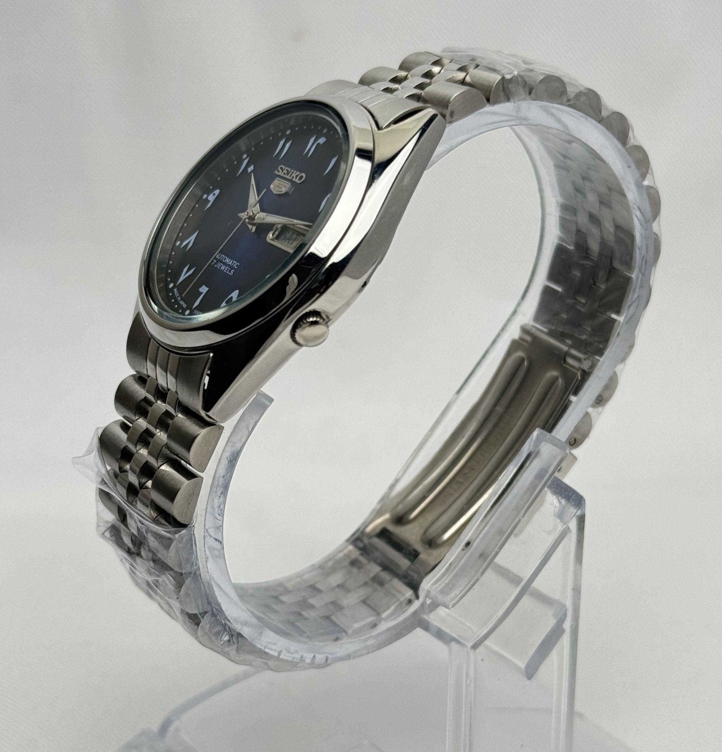 Seiko Seiko 5 Automatic Arabic Dial Wrist Watch Day/Date Japan Size 36 - 8 Thumbnail