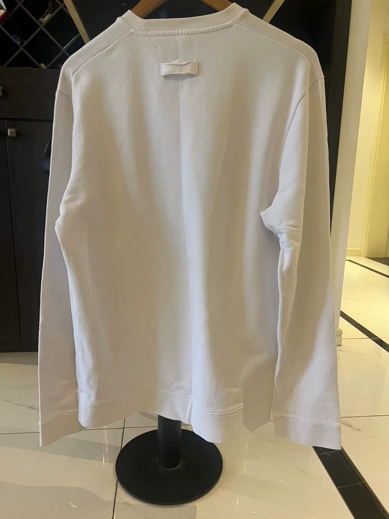 Raf Simons Raf simons White sweatshirt, fashionable portrait Size US M / EU 48-50 / 2 - 2 Thumbnail