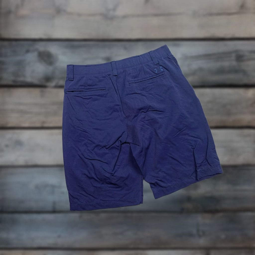 Under Armour Under Armour Shorts Mens 34 Blue Chino HeatGear Stretch 10 Inseam Golf Comfort Size US 34 / EU 50 - 1 Thumbnail