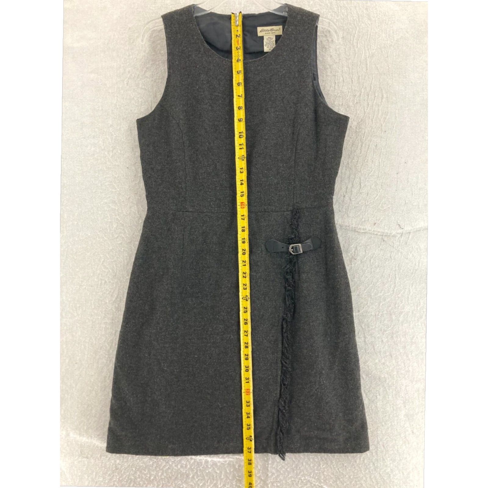 Eddie Bauer Eddie Bauer Women's Gray Wool Blend Petite Sleeveless Dress Size 10 Size L / US 10 / IT 46 - 5 Thumbnail
