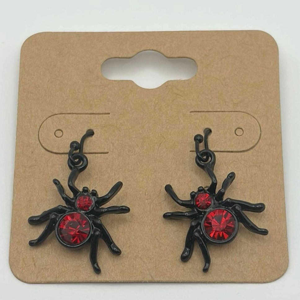 Other Red & Black Spider Earrings Size ONE SIZE - 2 Thumbnail