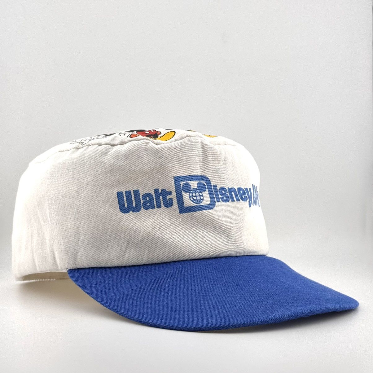 Disney Vintage Walt Disney World Cap Mickey Minnie Donald Goofy Hat Size ONE SIZE - 4 Thumbnail