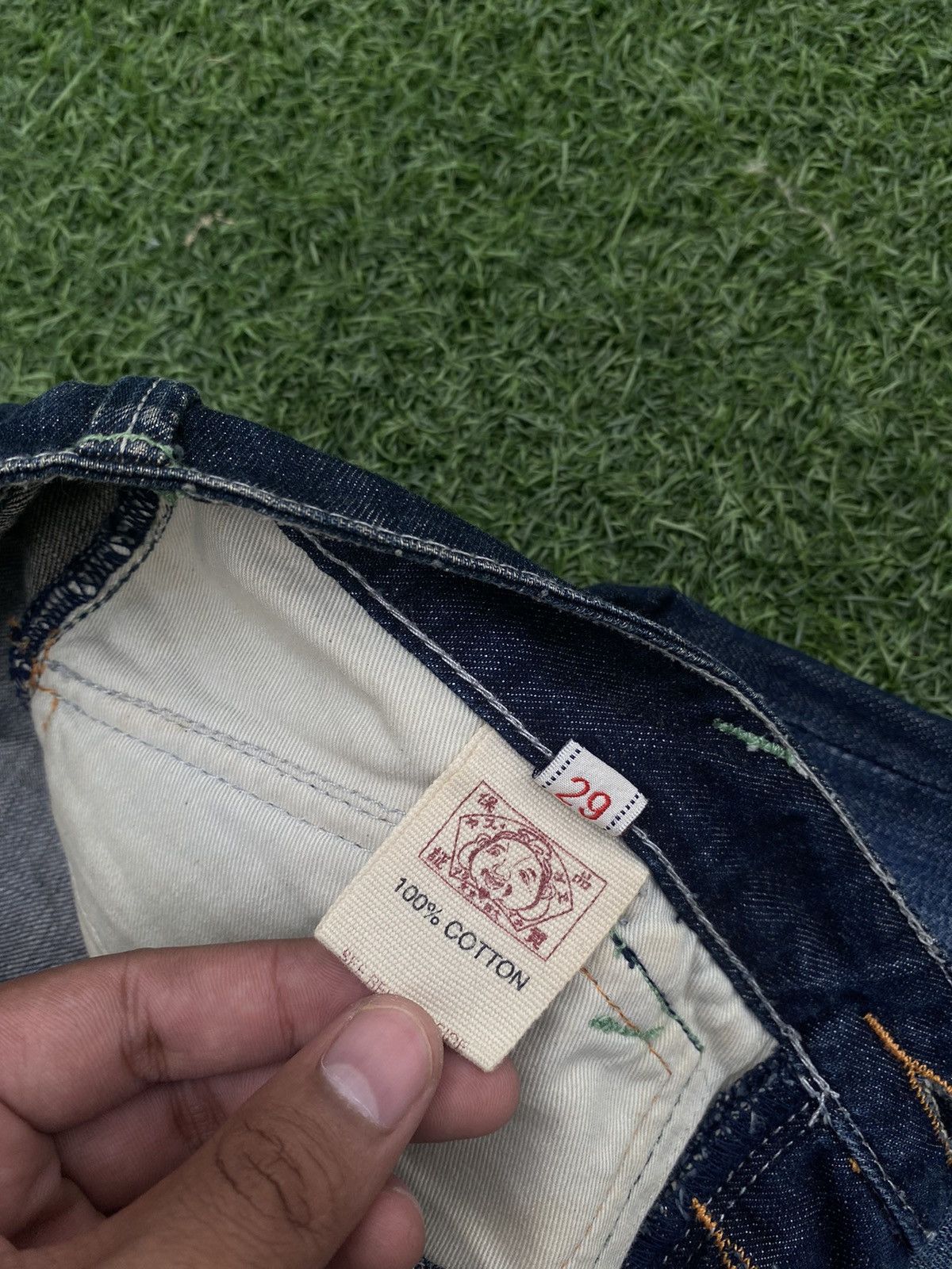 Evisu × Japanese Brand EVISU PARIS DONNA OSAKA SHORT PANTS DENIM Size US 29 - 8 Thumbnail