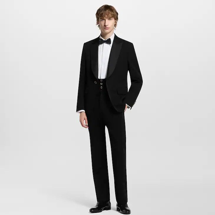Louis Vuitton Single-Breasted Tuxedo Jacket - 54 XL Size 54L - 2 Thumbnail