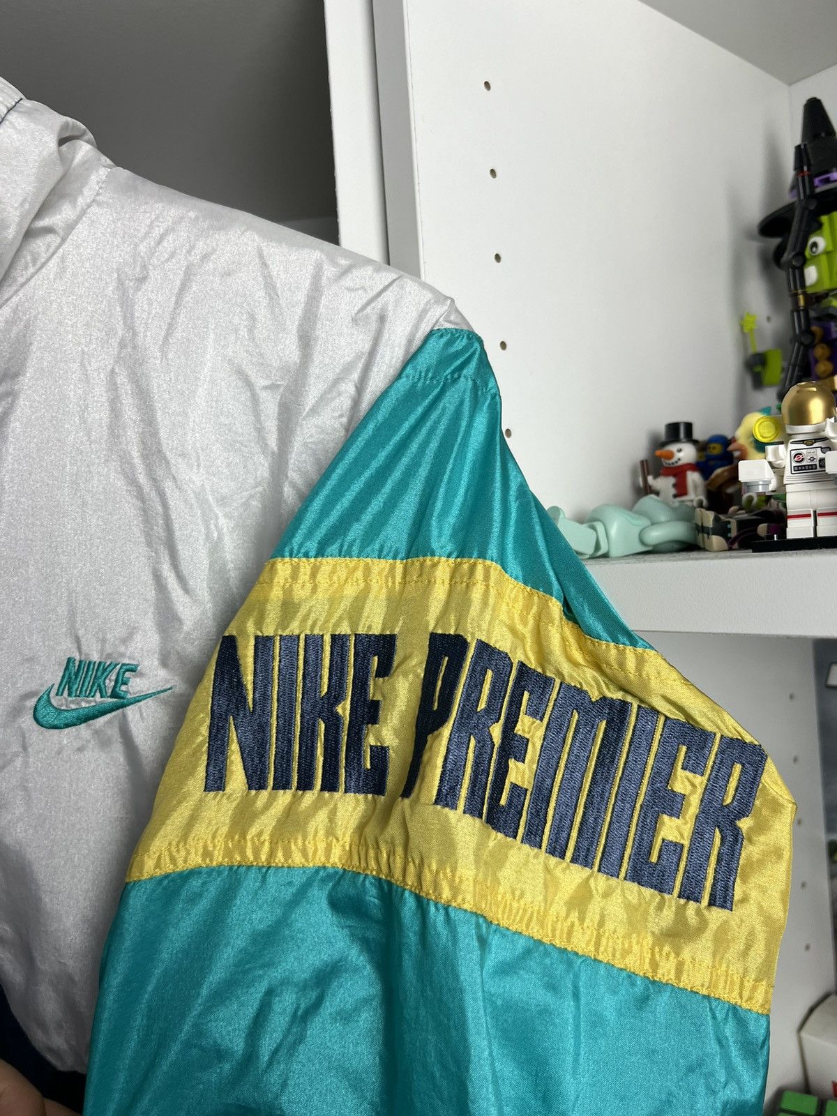 Nike × Vintage Vintage 80s Nike Premier zip sweatshirt track jacket S retro Size US S / EU 44-46 / 1 - 5 Thumbnail