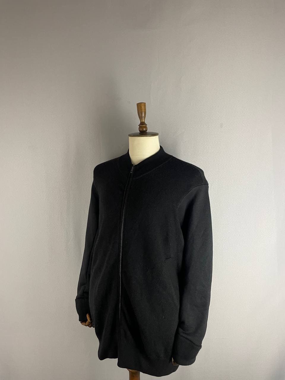 Y-3 Y-3 x Adidas Knitted Bomber Black Jacket Zip Size US M / EU 48-50 / 2 - 2 Thumbnail