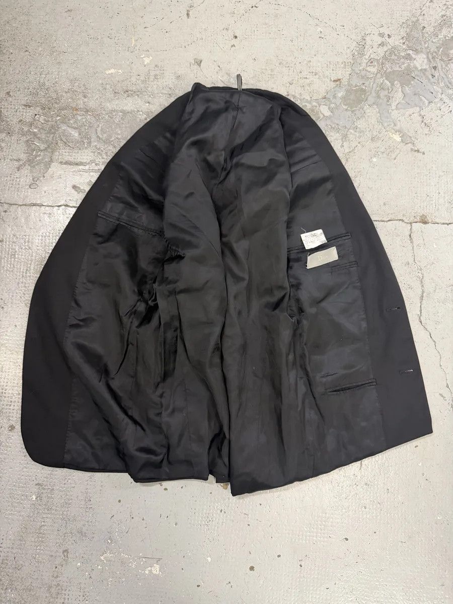 Dior AW2010 Dior Homme Black Blazer Jacket by Kris Van Assche Size US M / EU 48-50 / 2 - 2 Thumbnail