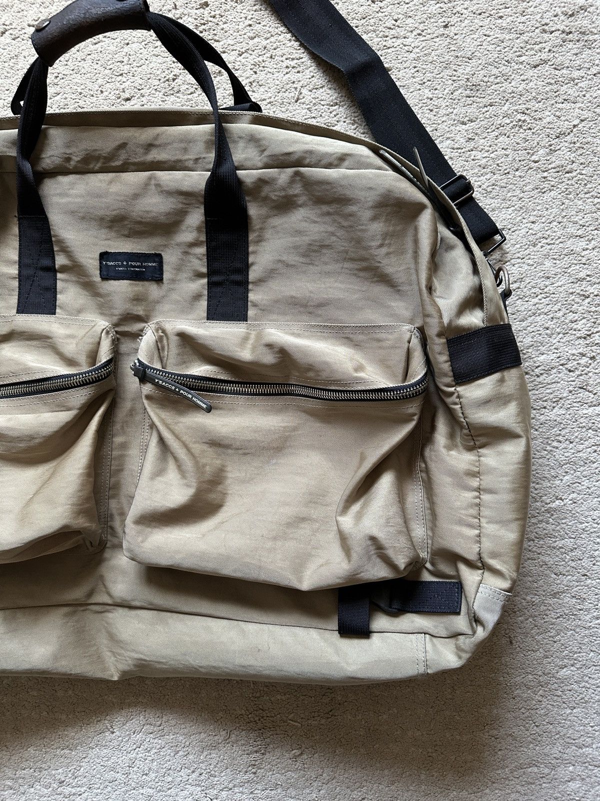 Yohji Yamamoto 1990s YSACCS POUR HOMME YOHJI YAMAMOTO Nylon Duffle Bag Size ONE SIZE - 2 Thumbnail