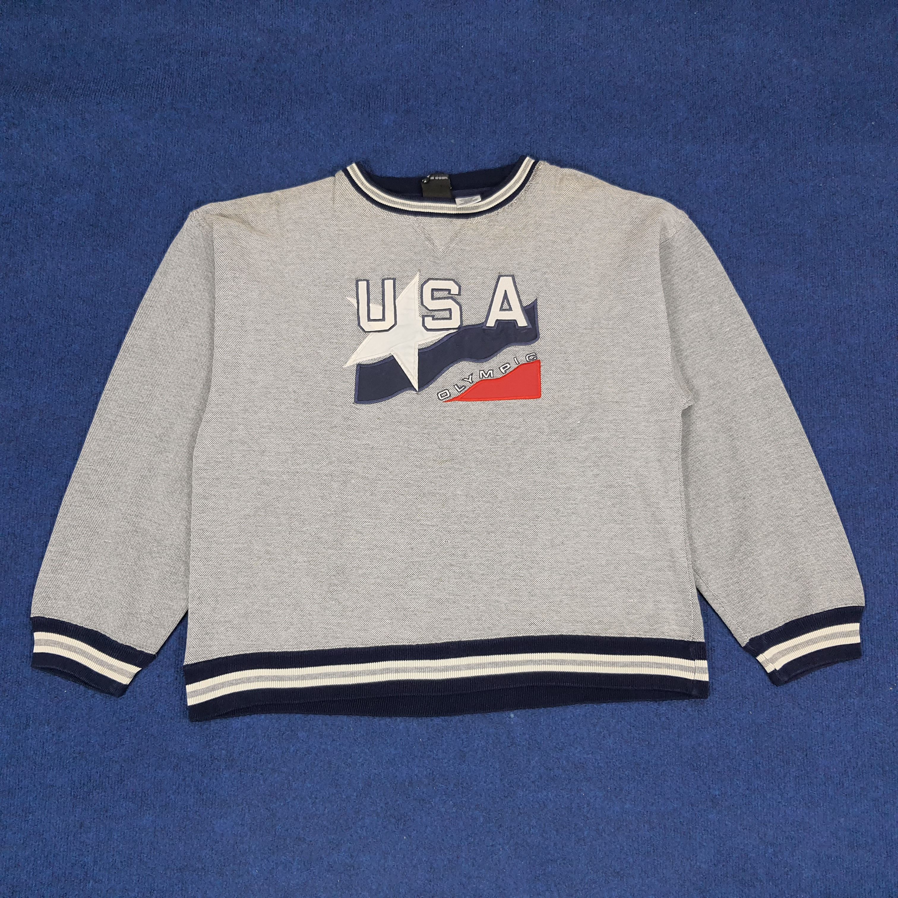USA Olympics × Vintage Vintage USA Olympic Sportswear Sweatshirt Size US L / EU 52-54 / 3 - 1 Thumbnail