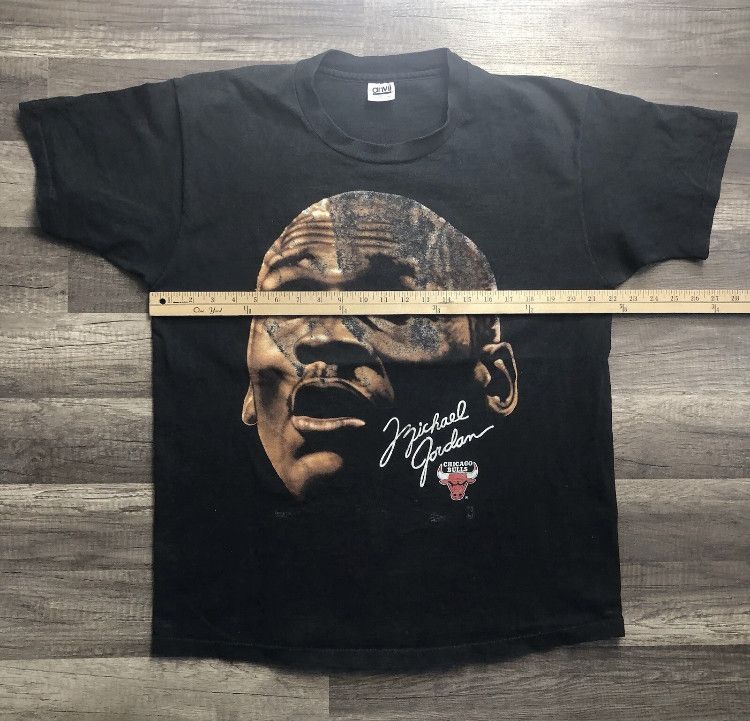 Salem Sportswear VTG 91 Salem Sportswear MICHAEL JORDAN BIG FACE Graphic Tee Size US XL / EU 56 / 4 - 7 Thumbnail