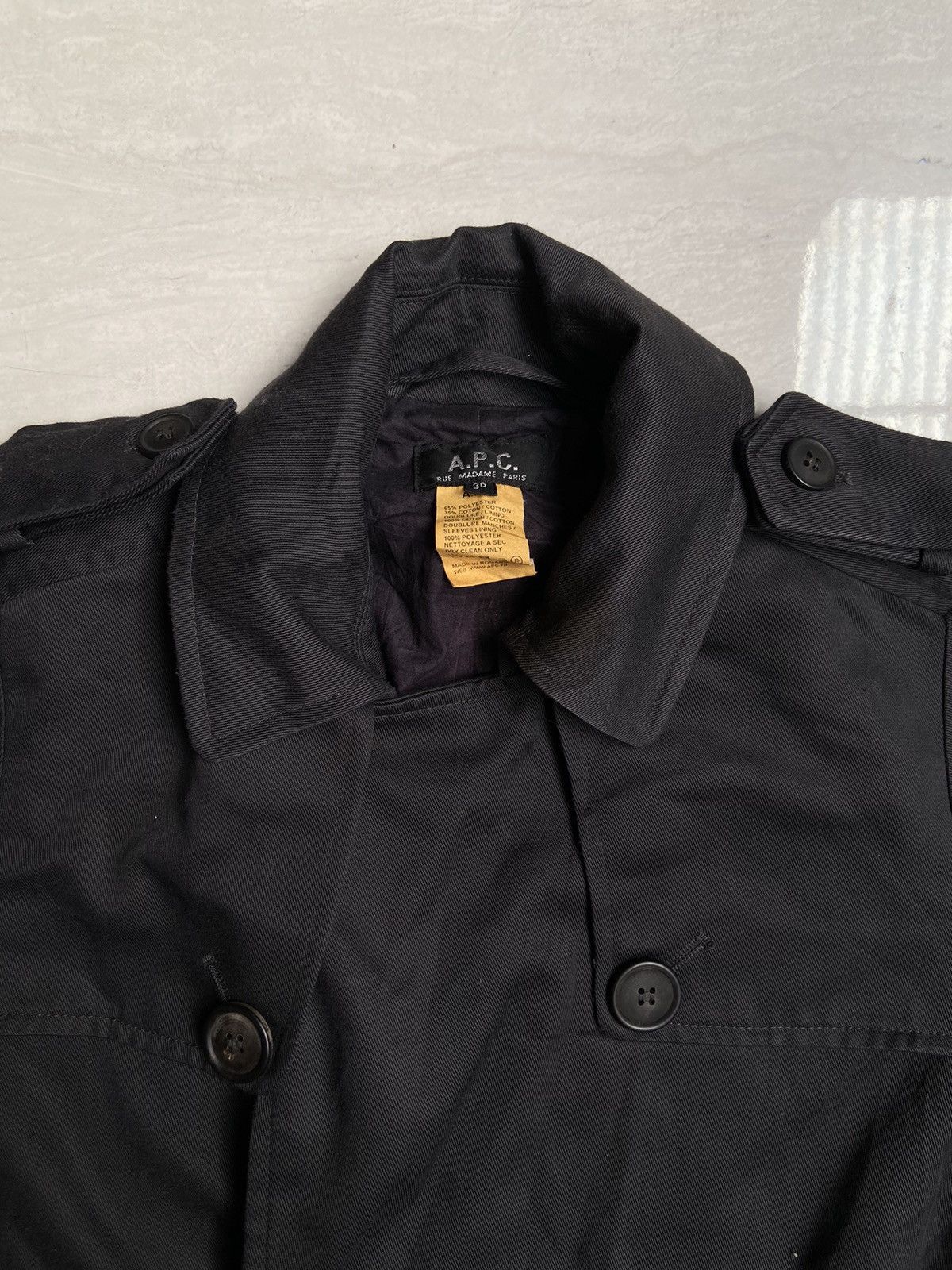 A.P.C. A.P.C Black Coat Size US M / EU 48-50 / 2 - 3 Thumbnail