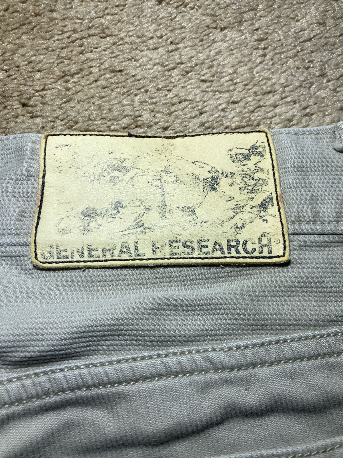 General Research 2000 General Research Tan Beige Corduroy Pants Trousers 90s Size US 30 / EU 46 - 9 Thumbnail