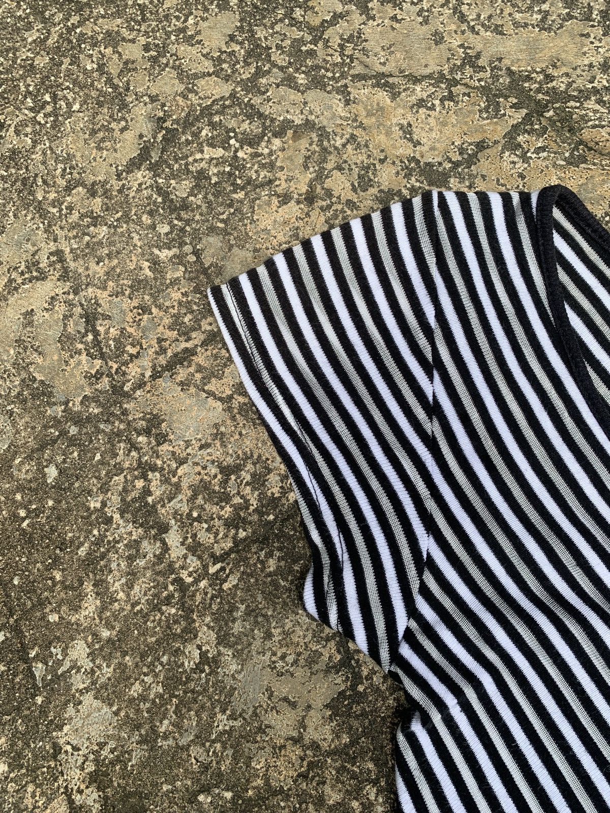 Japanese Brand y2k R Twenty Two Crossover 3D Striped Top Size S / US 4 / IT 40 - 4 Thumbnail