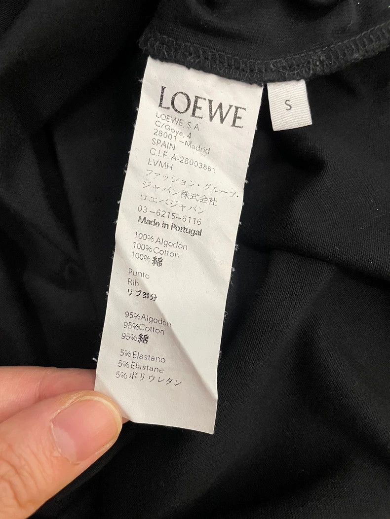 Loewe LOEWE Gray chest double color embroidered logo striped hoo Size S / US 4 / IT 40 - 3 Thumbnail