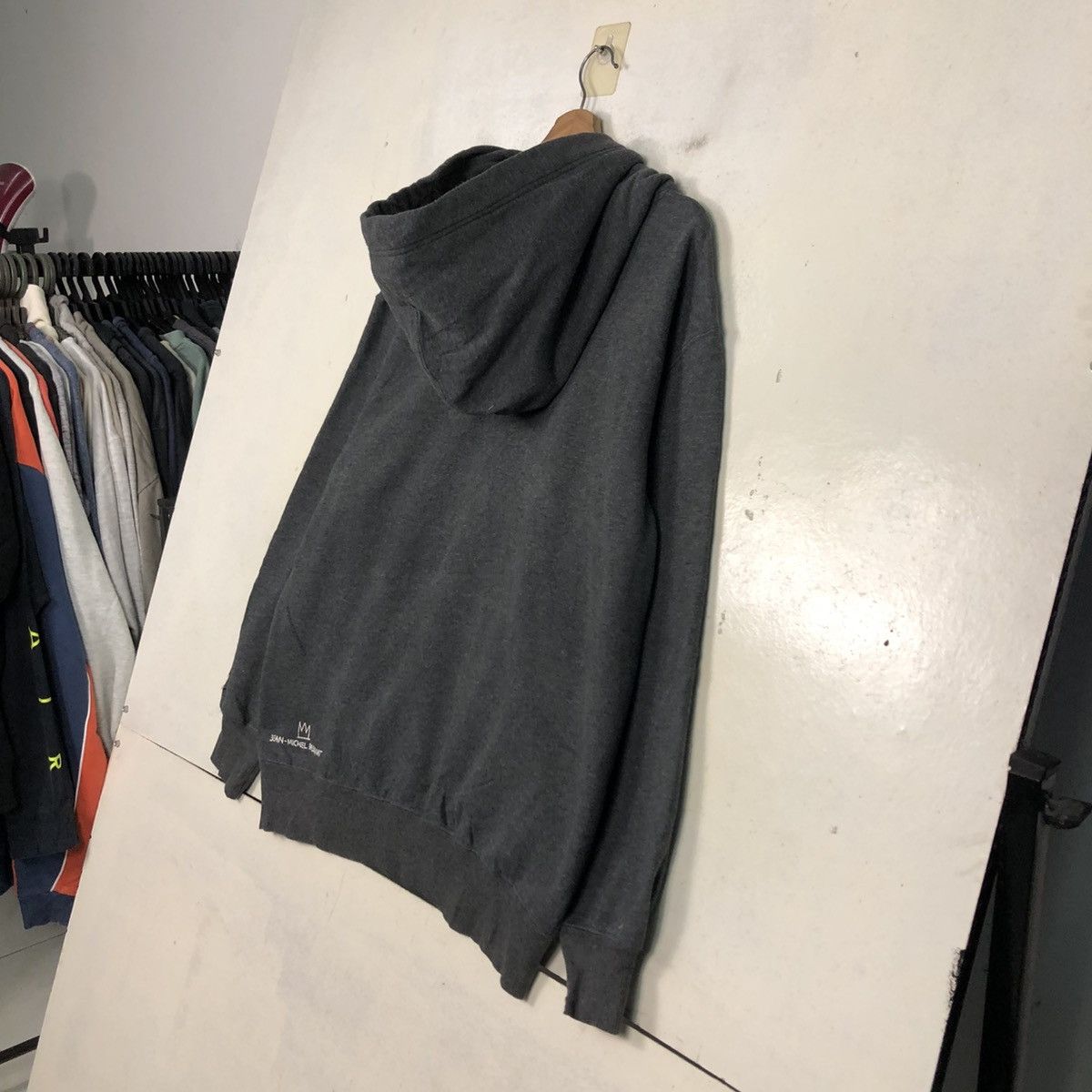 Jean-Michel Basquiat 📌Hoodie Pull Over Jean Michel Basquats Big Logo Size US M / EU 48-50 / 2 - 13 Thumbnail