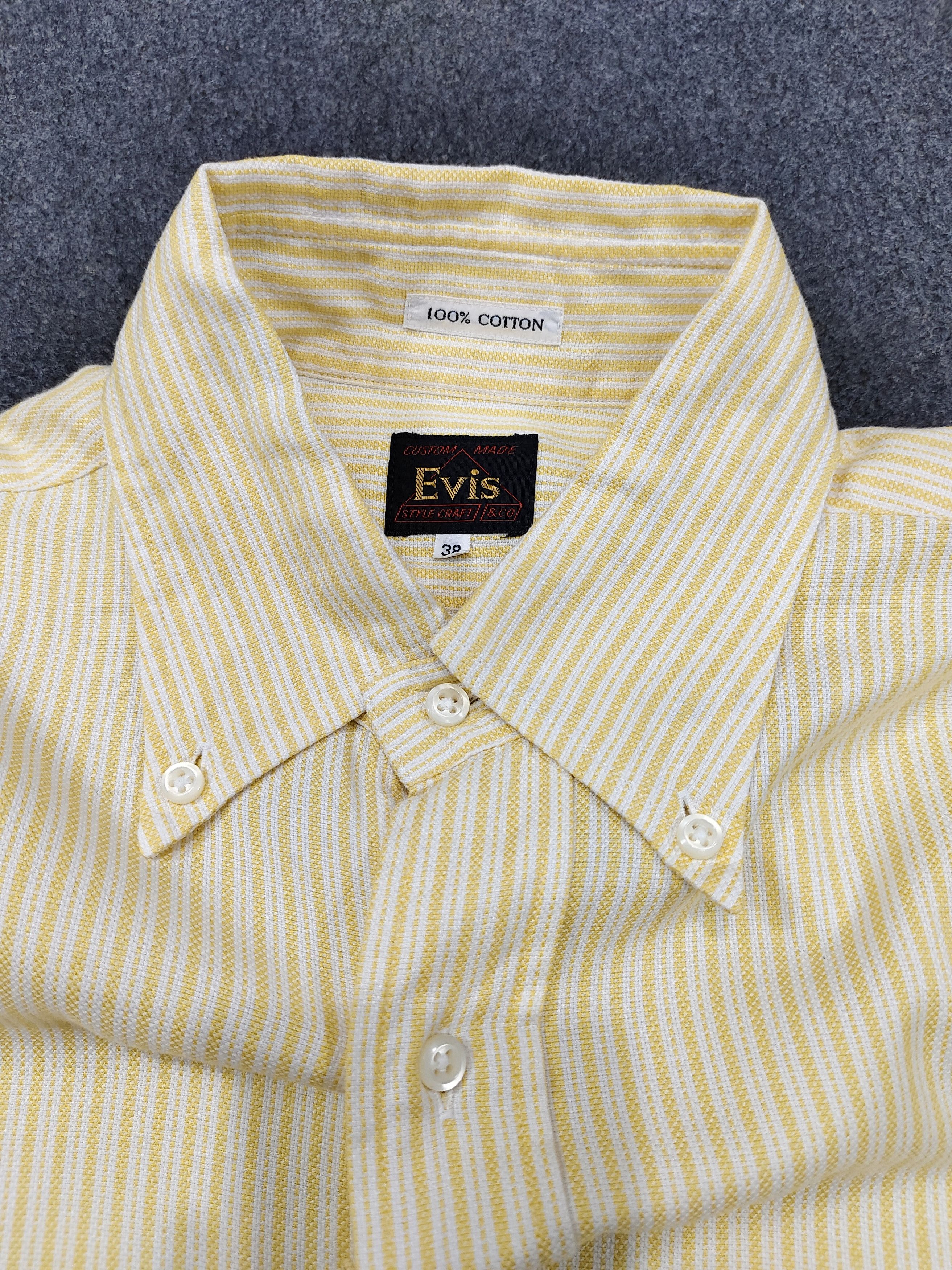 Evisu 90s EVIS- Casual Classic Tailored Soft Summer Colorway Shirt Size US M / EU 48-50 / 2 - 4 Thumbnail