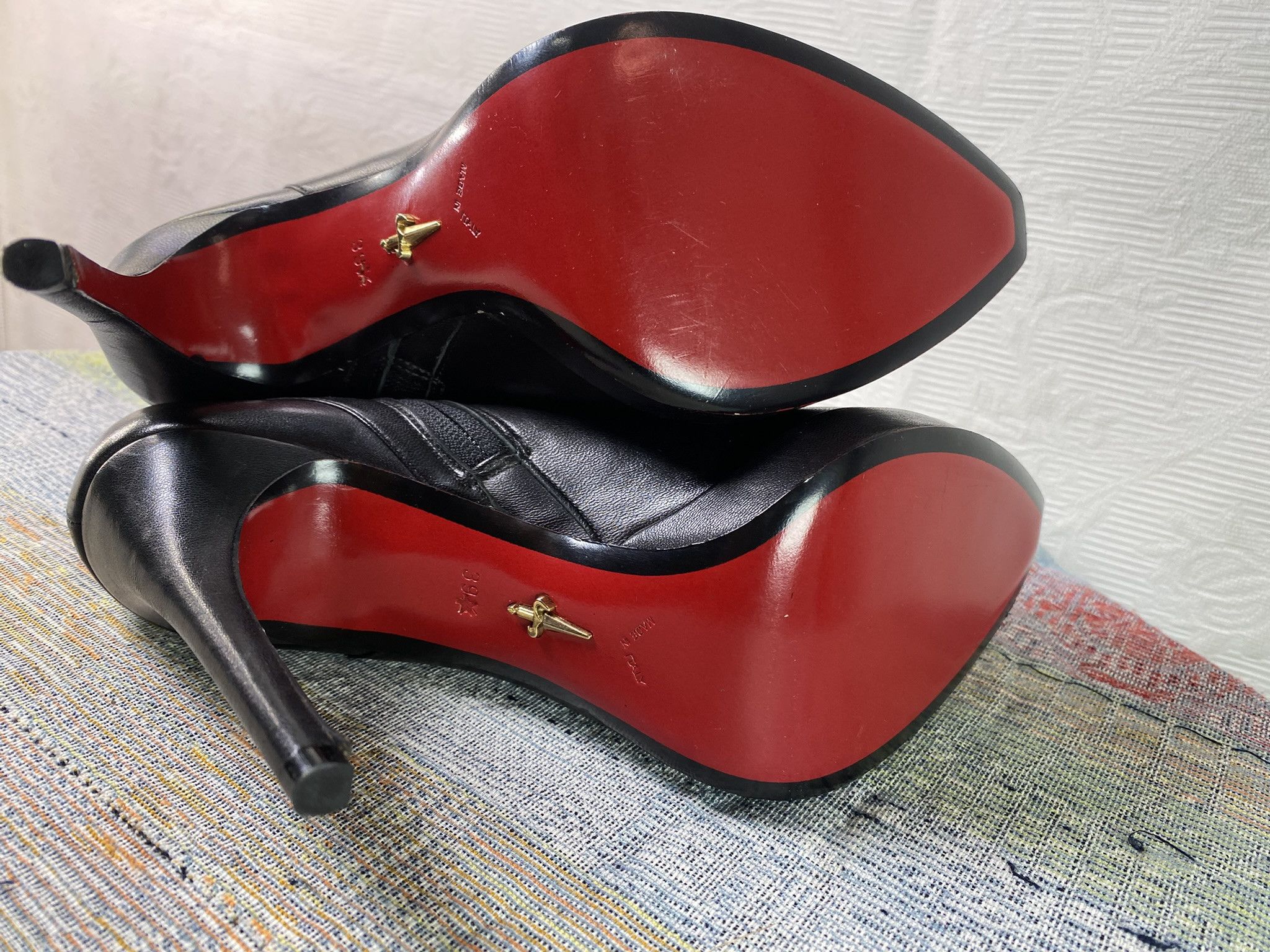 Other Cesare Paciotti Black Leather Ankle Boots EU 39.5 US 9.5 Size US 9.5 / IT 39.5 - 4 Thumbnail