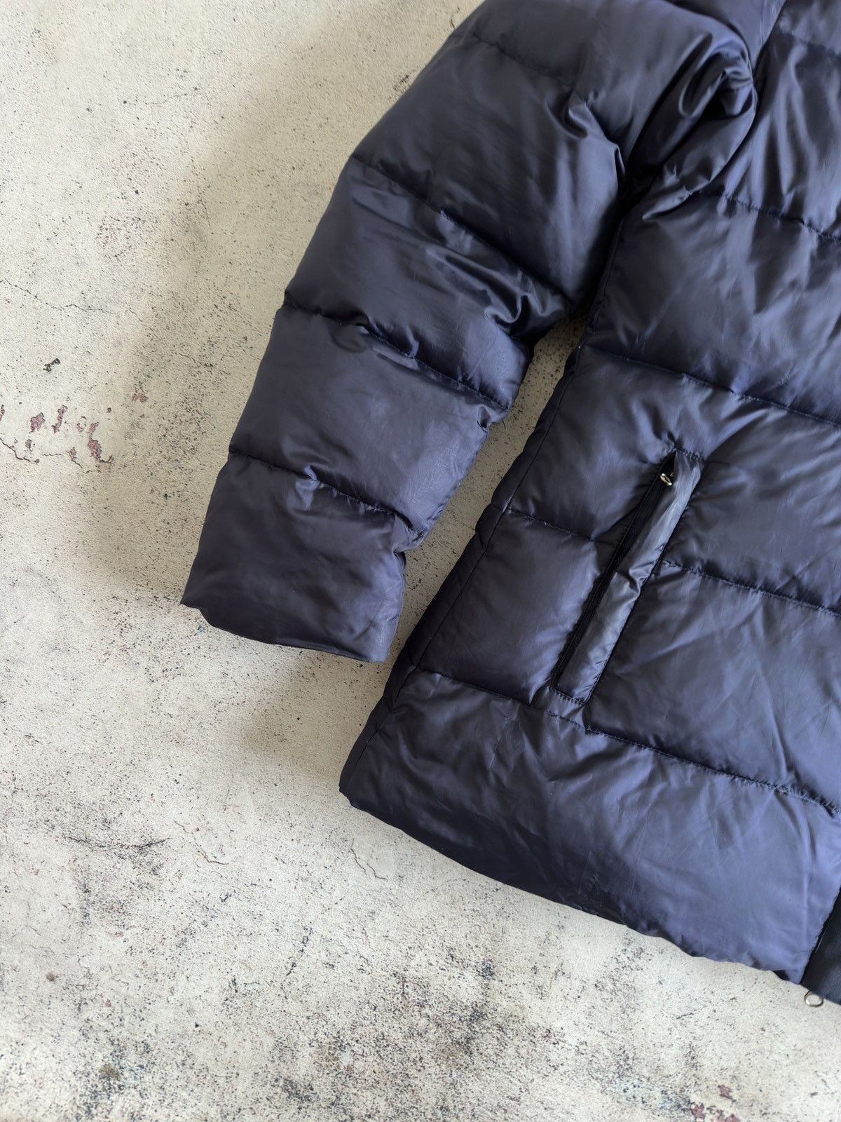 Gerard Darel Gerard Darel Paris Blue Down Jacket With Fur Hood Size 2 Size L / US 10 / IT 46 - 3 Thumbnail
