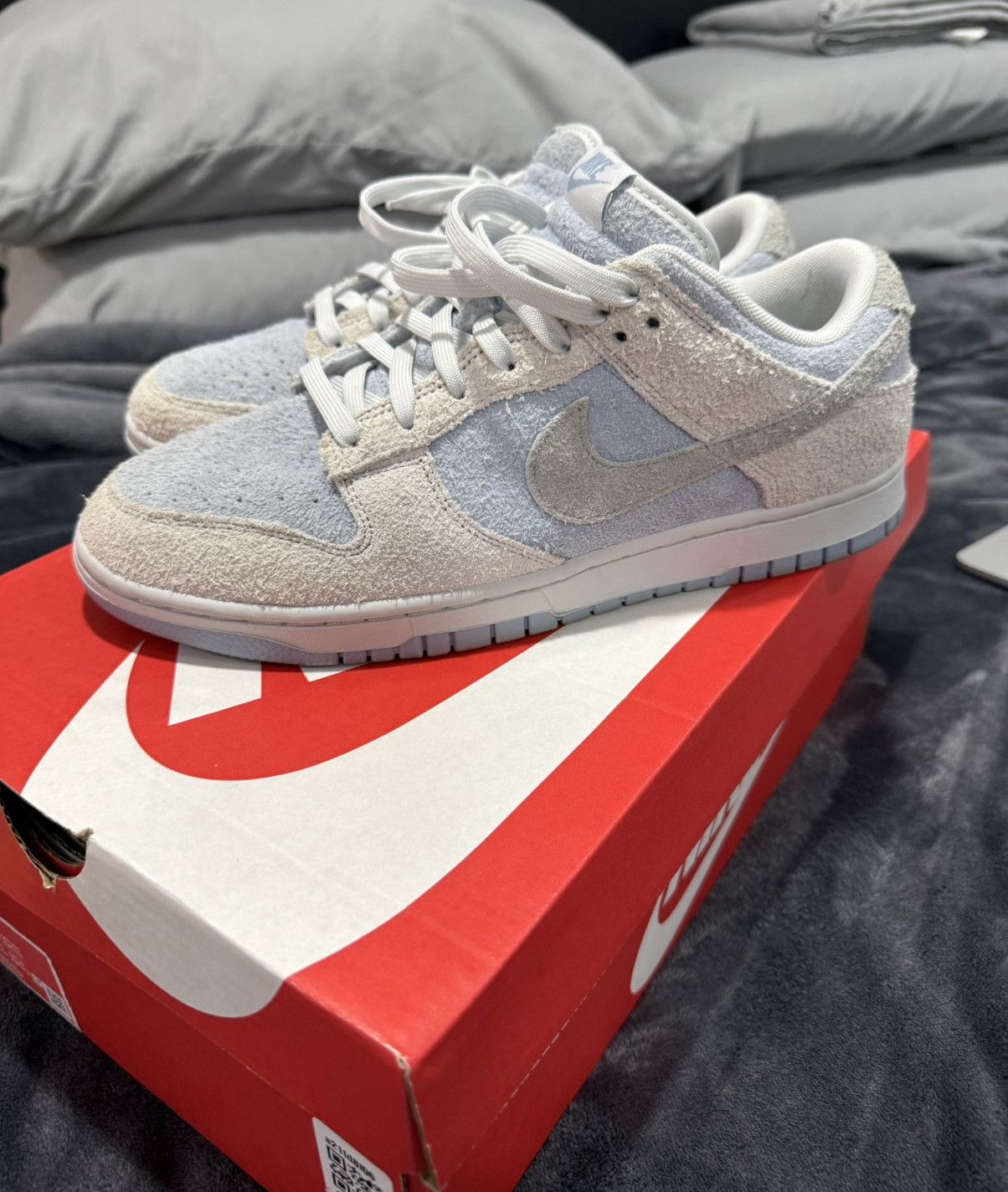 Wmns Dunk Low 'Photon Dust Armory Blue' - Main Image