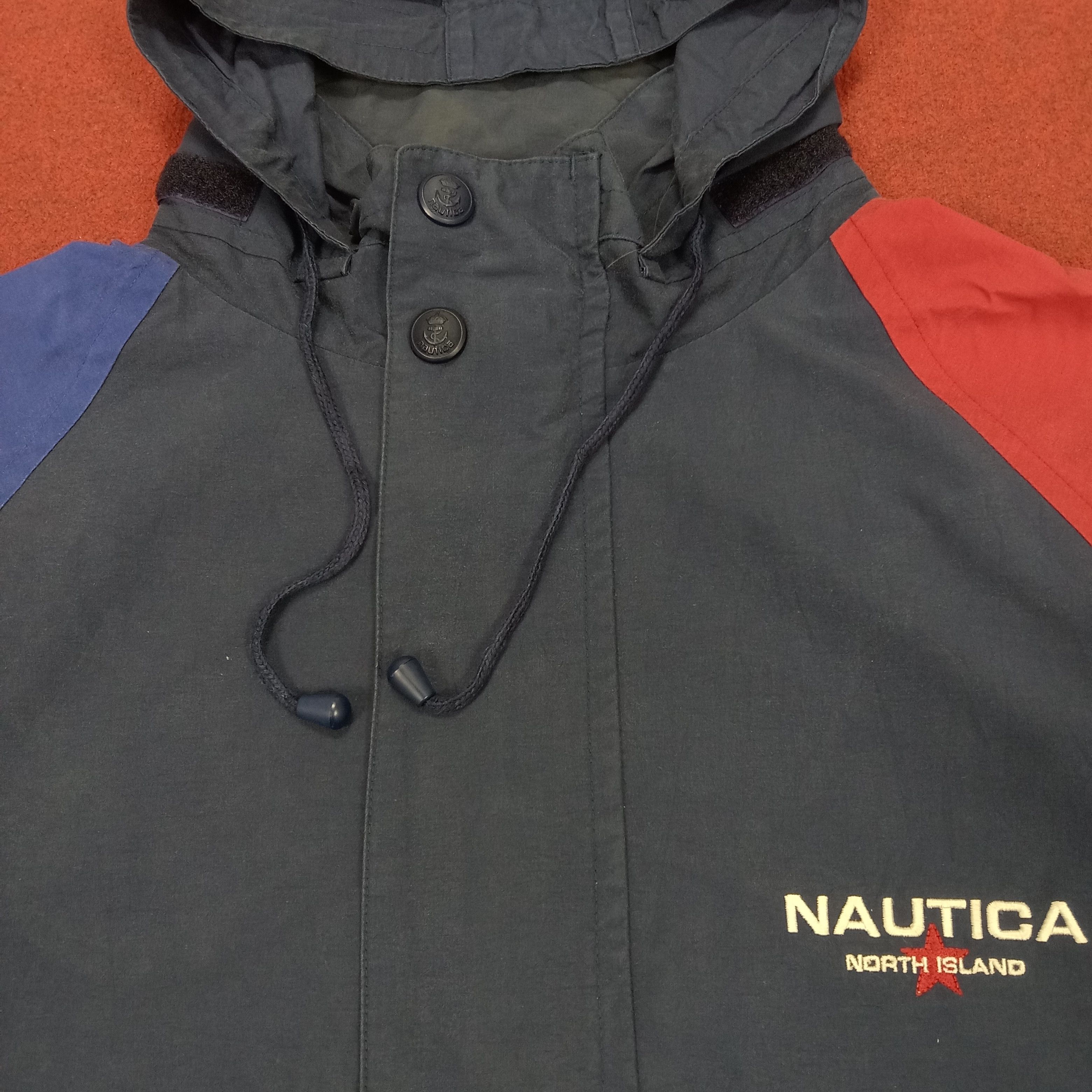 Nautica × Vintage Nautica Colours Design Fashion Style Jacket Hoodies Size US XL / EU 56 / 4 - 3 Thumbnail