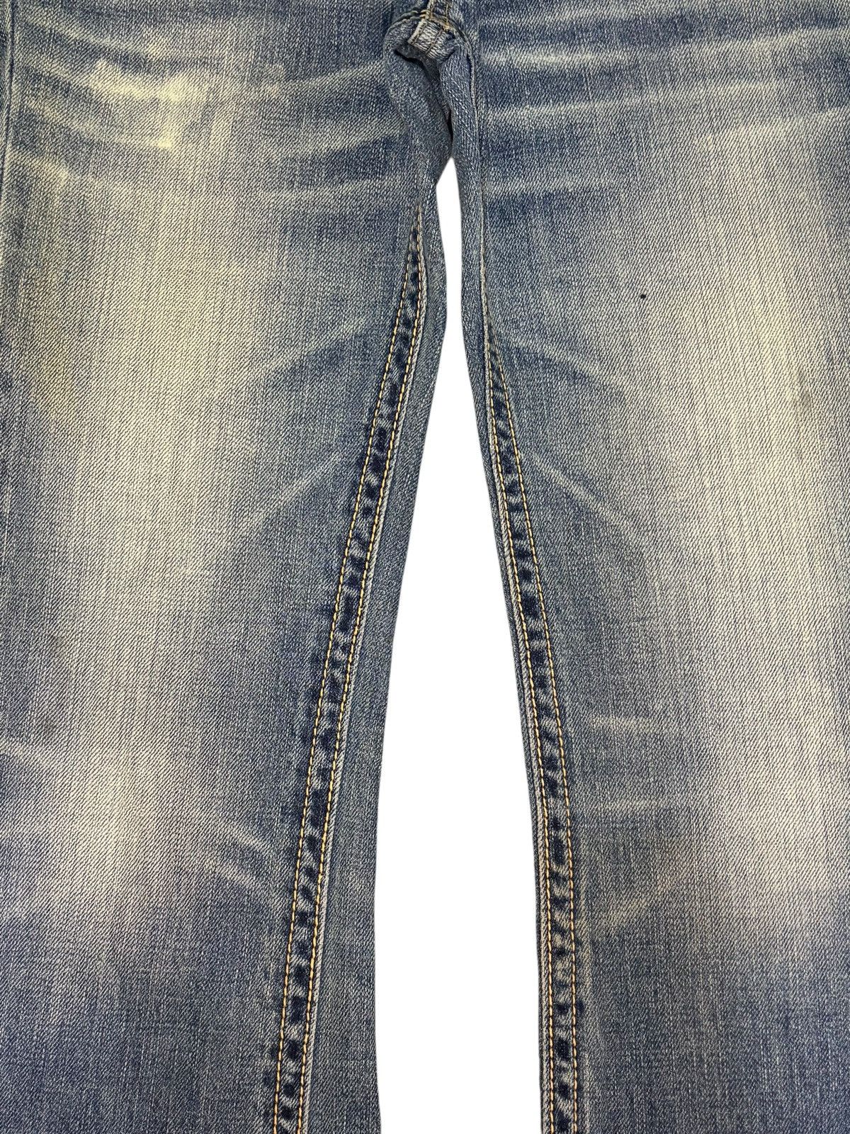 Diesel Vintage Japanese Brand Distressed Low Rise Flare Jeans Size 28" / US 6 / IT 42 - 3 Thumbnail