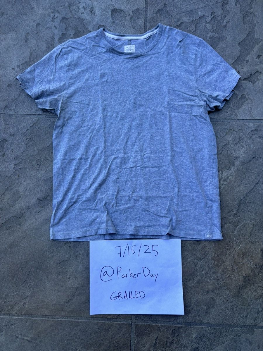 Rag & Bone RAG & BONE GREY SINGLE-STICH TEE XL Size US XL / EU 56 / 4 - 2 Thumbnail