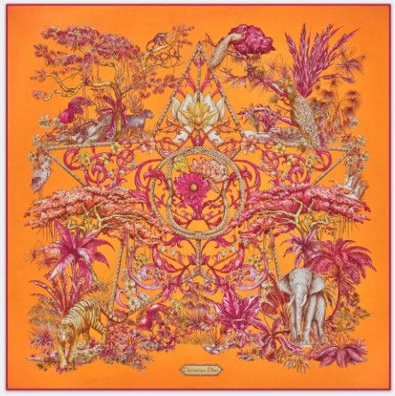 Dior o1w1db11024 Size: OS / Etoile de Voyage Square Scarf Size ONE SIZE - 1 Thumbnail