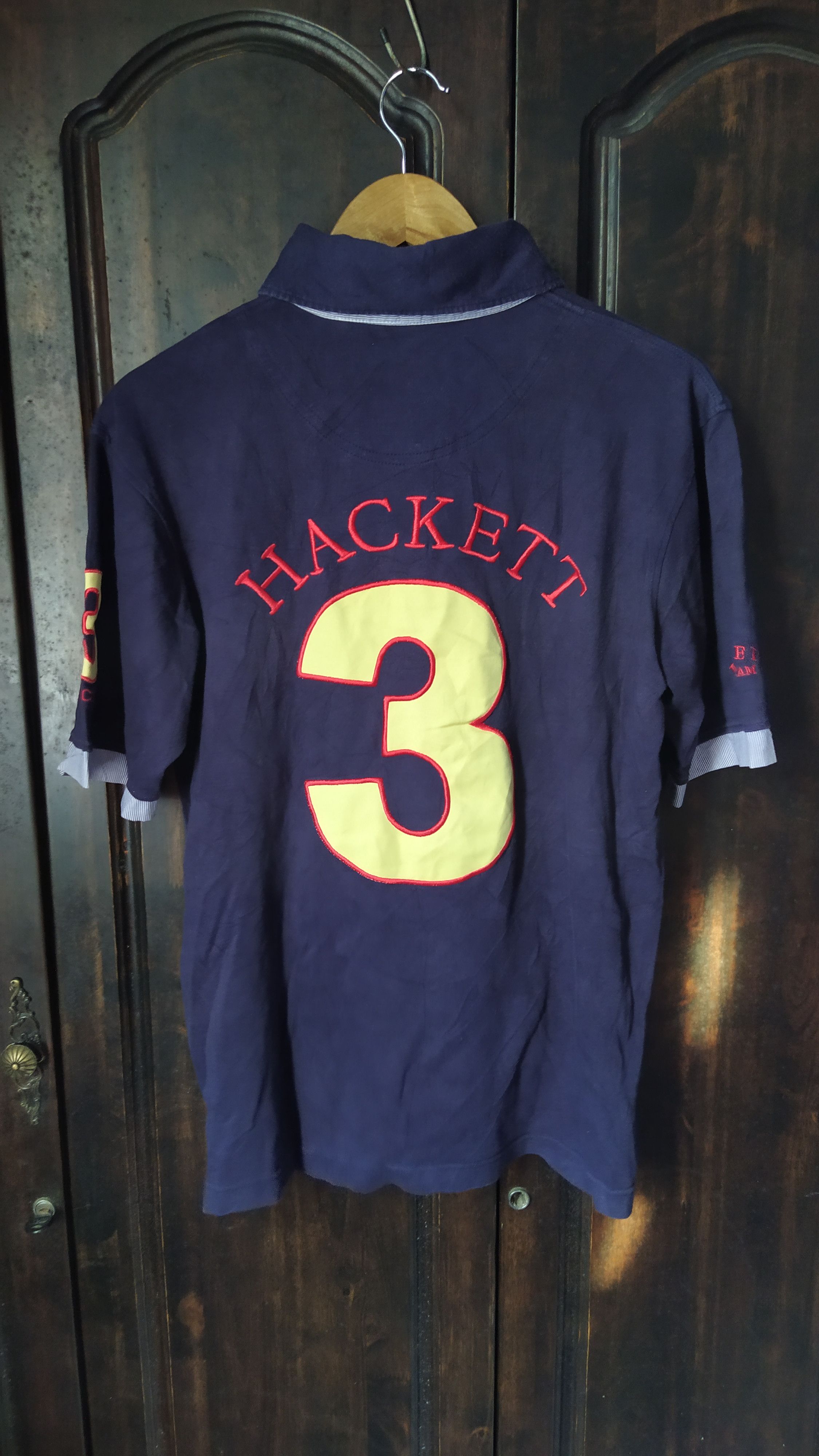 Hackett Hackett polo shirt No 3 casual vintage Size US M / EU 48-50 / 2 - 2 Thumbnail