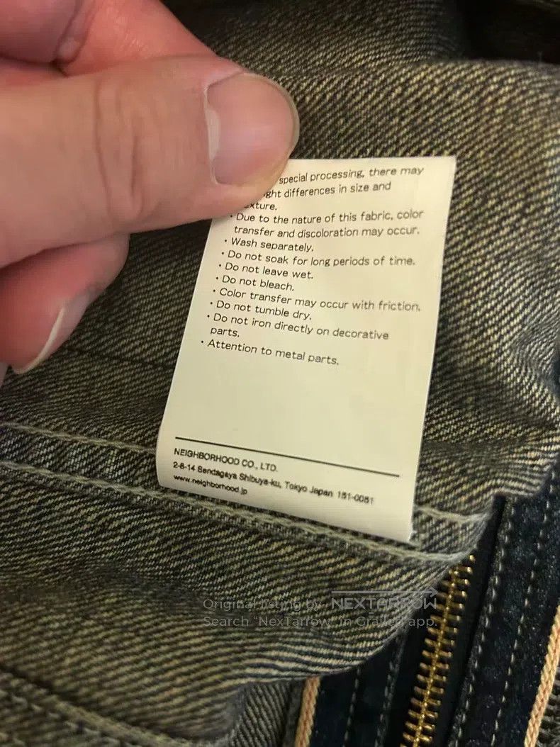 Neighborhood Neighborhood Zipper Denim Jacket Size US L / EU 52-54 / 3 - 8 Thumbnail