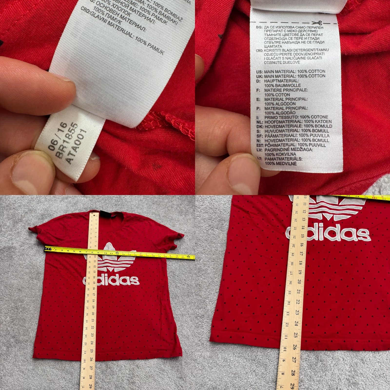 Adidas VINTAGE Adidas Graphic T-Shirt Mens Medium Red Watermelon Streetwear Casual Summer 90s Mens Size US M / EU 48-50 / 2 - 8 Thumbnail