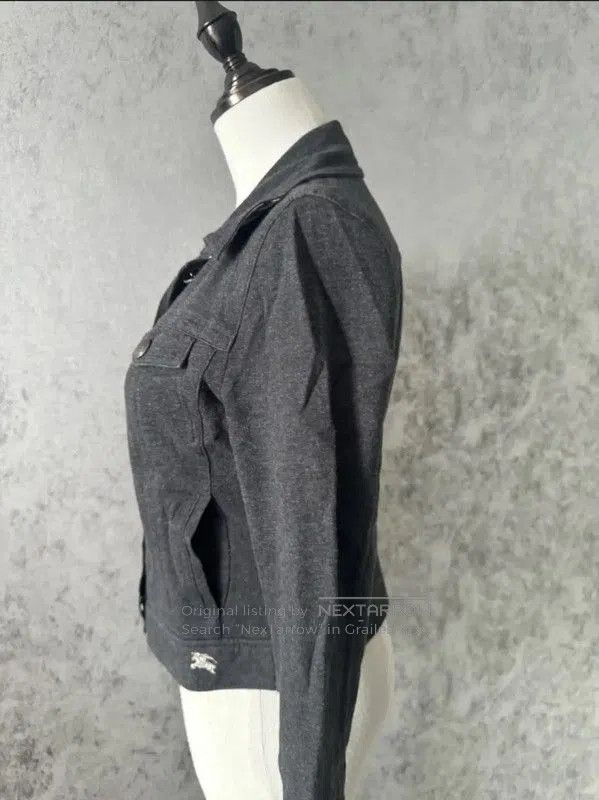 Burberry Burberry Gray Cotton-Blend Long Sleeve Cardigan. Size M / US 6-8 / IT 42-44 - 6 Thumbnail