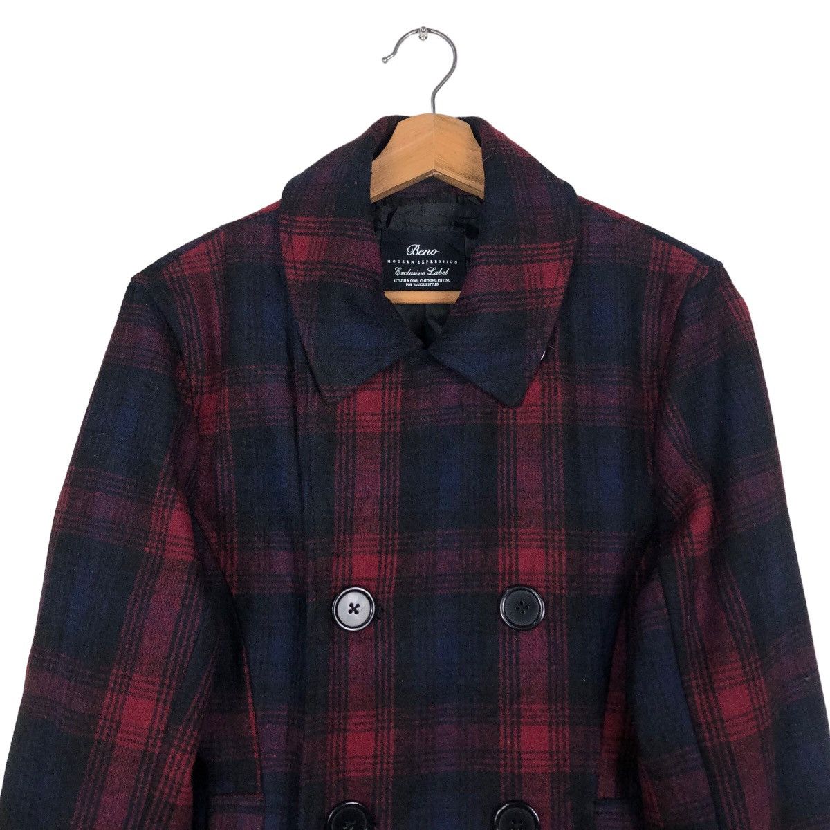 Japanese Brand 🔥Vintage Biker Jacket Double Breast Beno Japan Punk Design Size US M / EU 48-50 / 2 - 3 Thumbnail