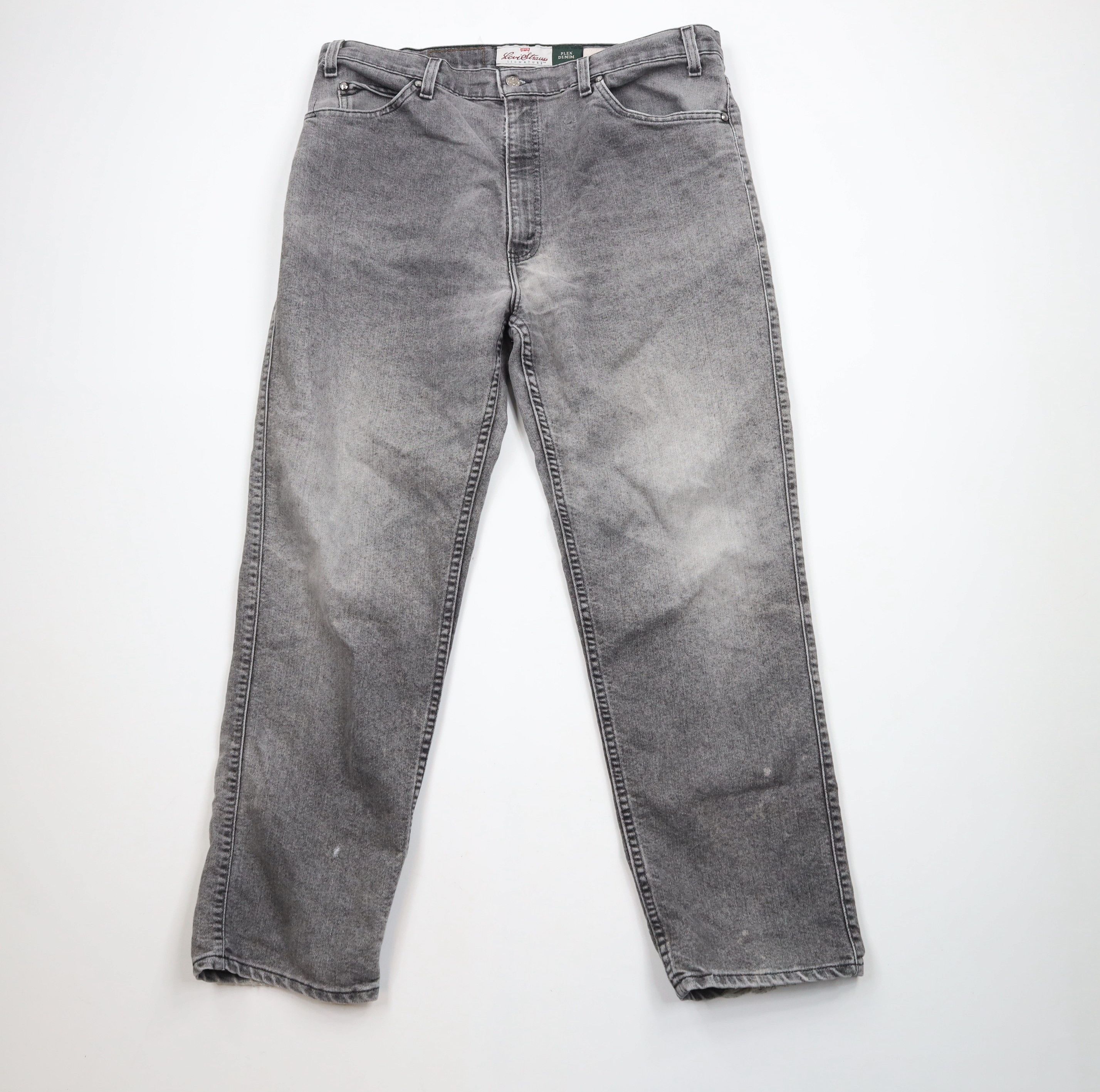 Levi's × Vintage Vintage 90s Levis 540 Flex Relaxed Fit Denim Jeans Gray Size US 36 / EU 52 - 1 Thumbnail